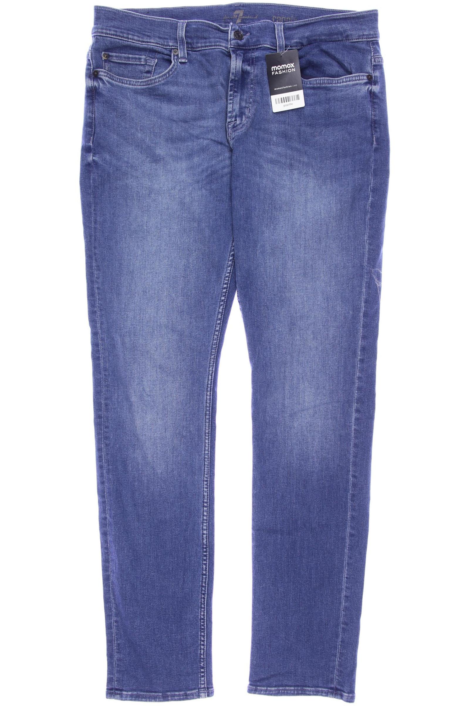 

7 for all mankind Herren Jeans, blau, Gr. 52