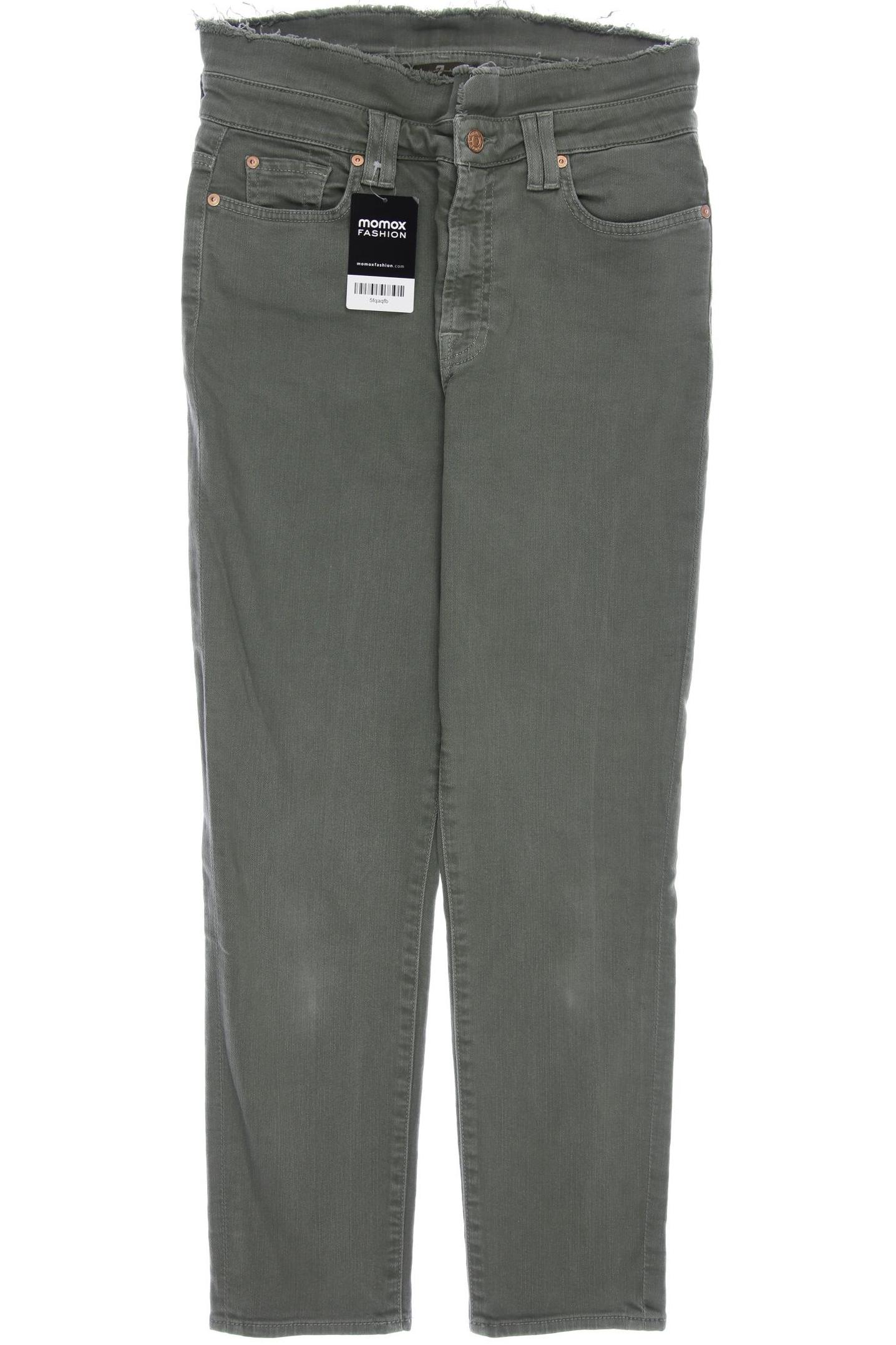 

7 for all mankind Damen Jeans, grün