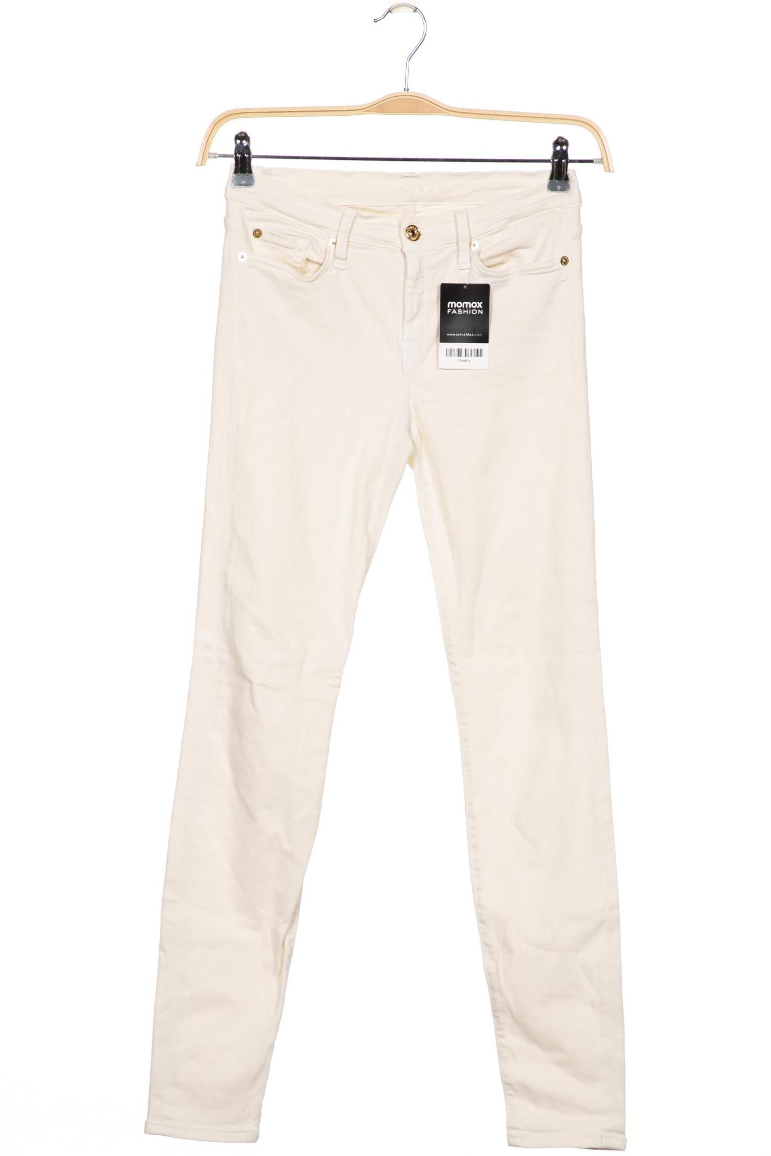 

7 for all mankind Damen Jeans, cremeweiß