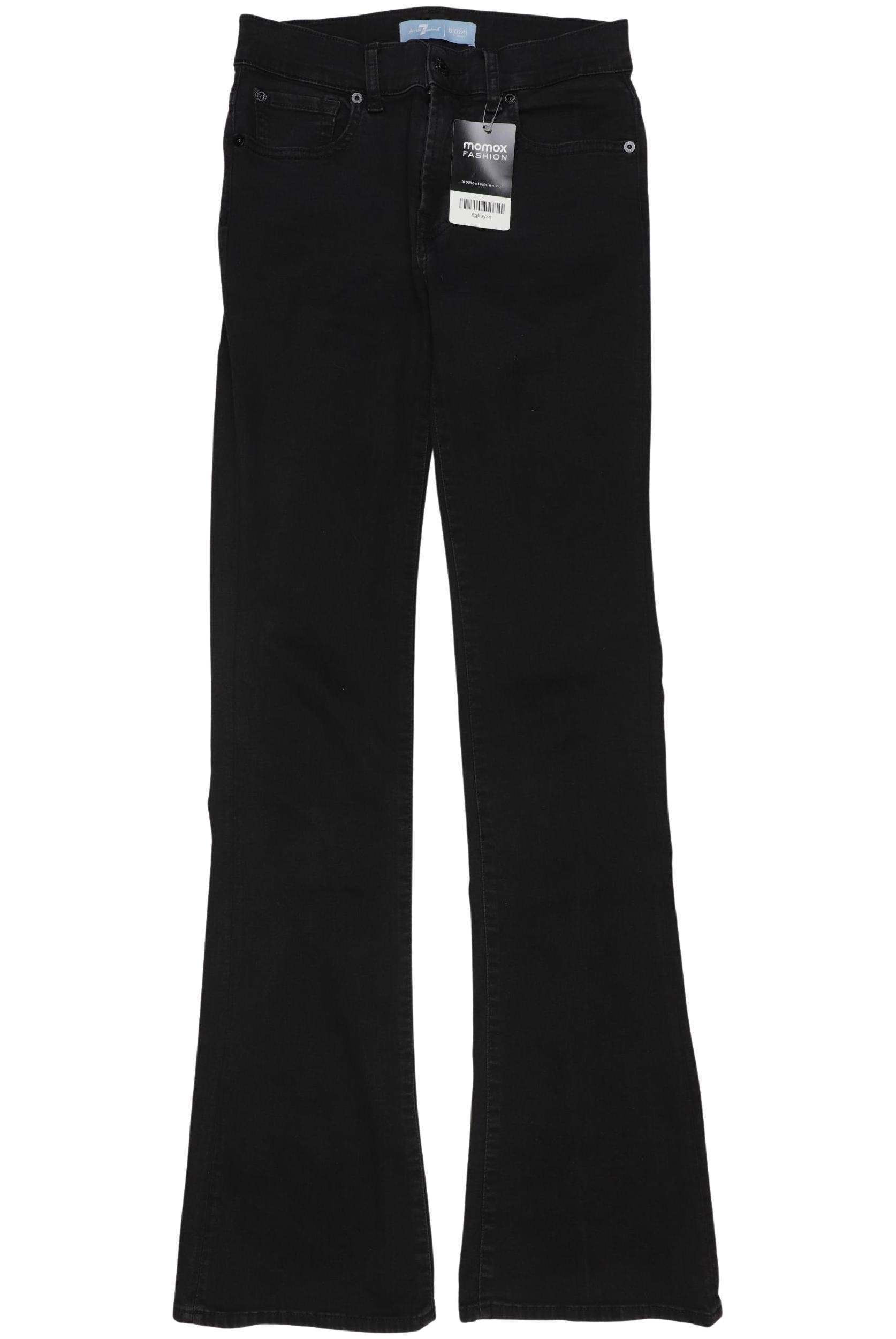 

7 for all mankind Damen Jeans, schwarz, Gr. 25
