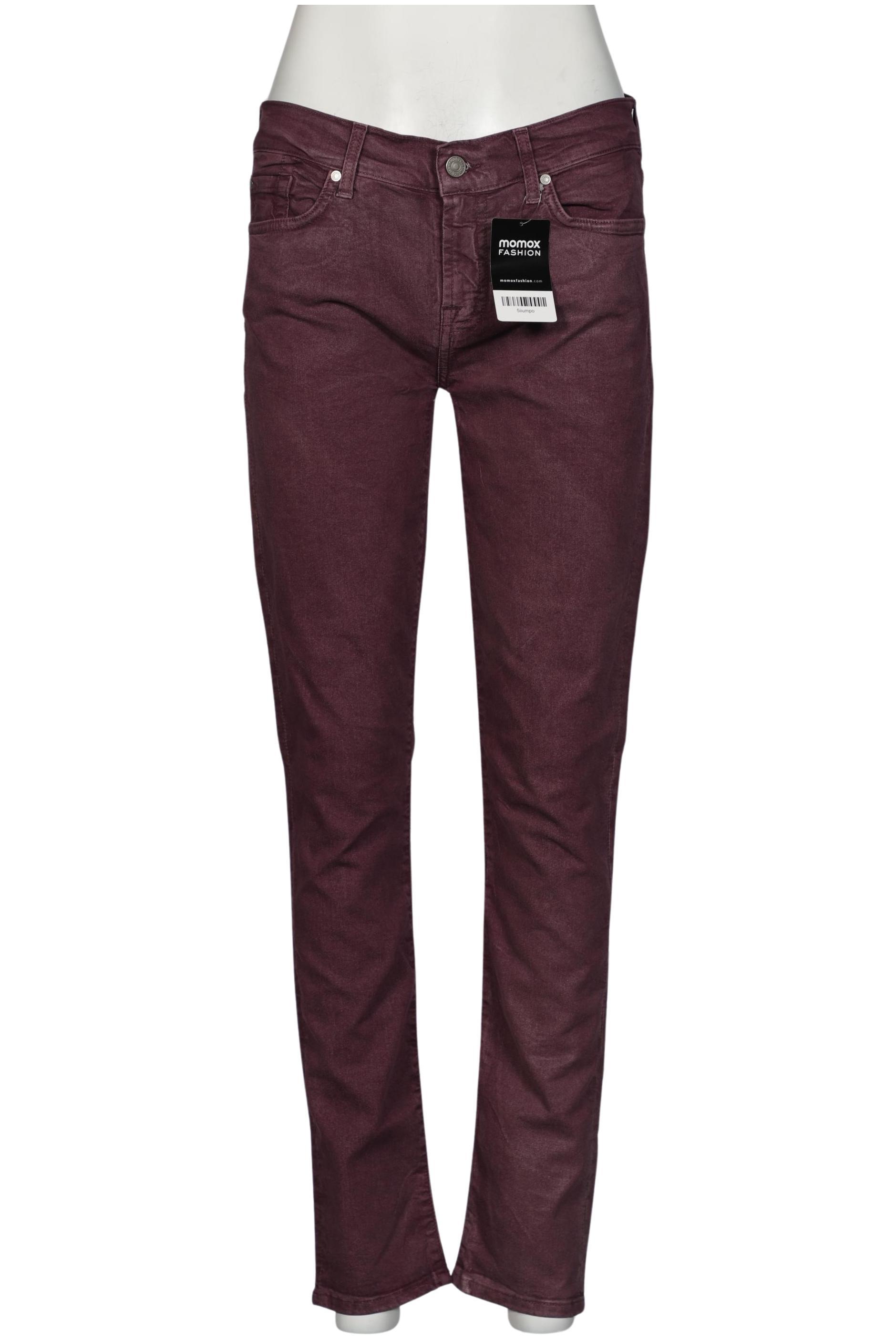 

7 for all mankind Damen Jeans, bordeaux, Gr. 30