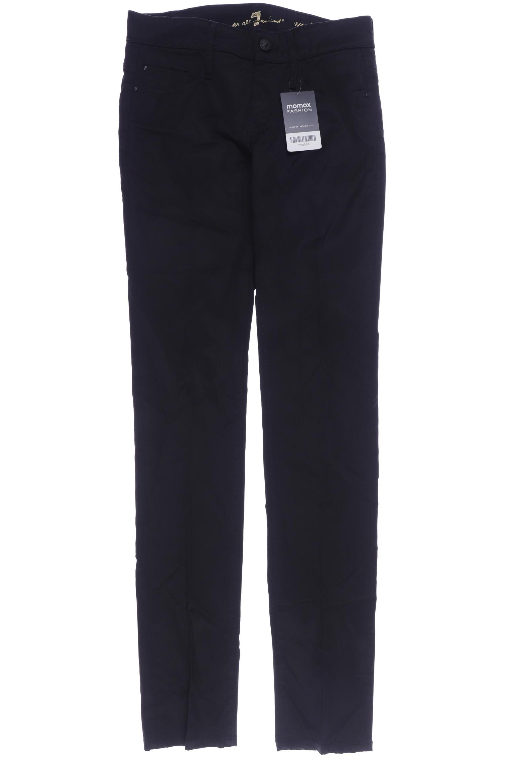 

7 for all mankind Damen Stoffhose, schwarz, Gr. 27