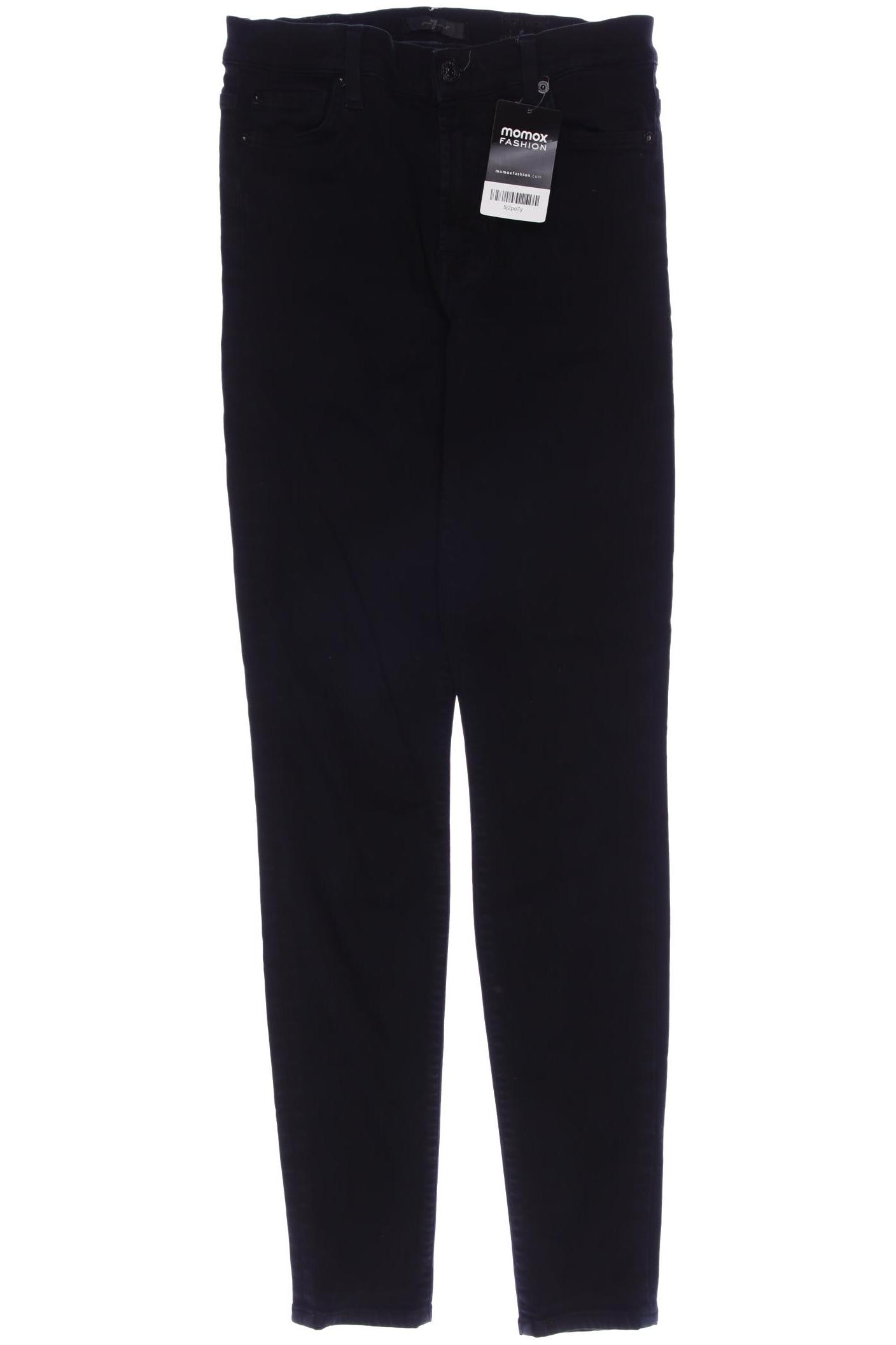 

7 for all mankind Damen Jeans, schwarz