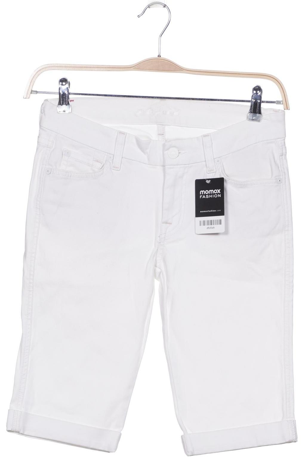 

7 for all mankind Damen Shorts, weiß, Gr. 27