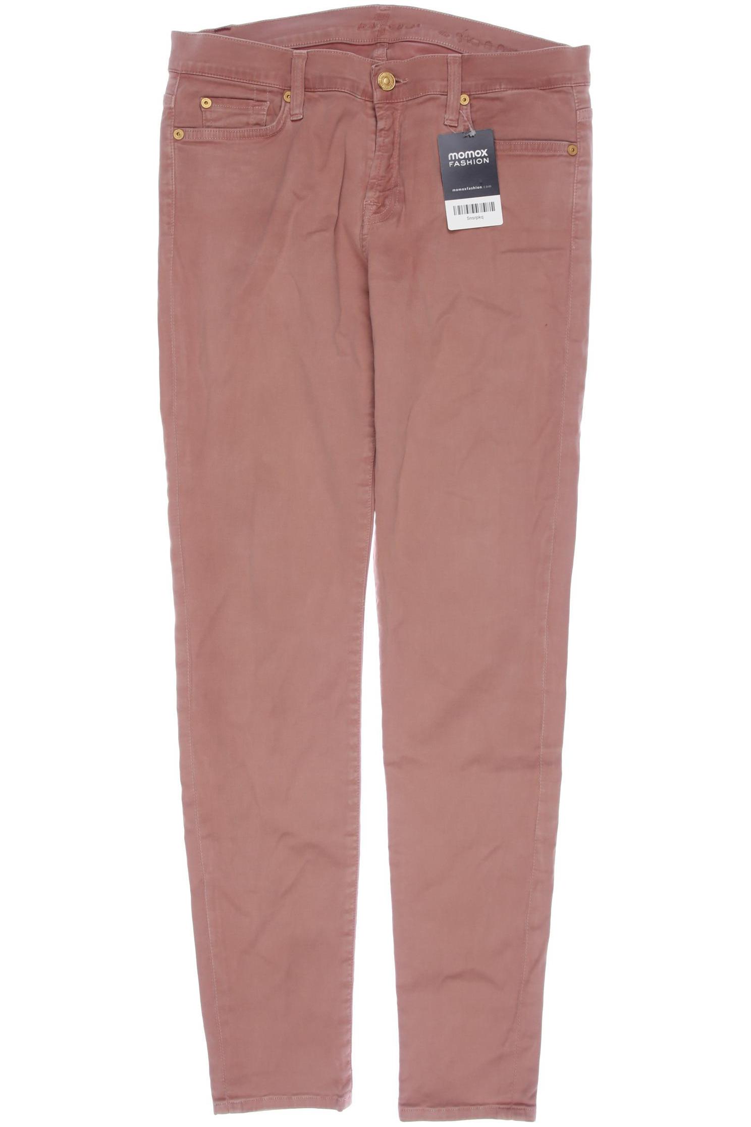 

7 for all mankind Damen Jeans, pink, Gr. 30