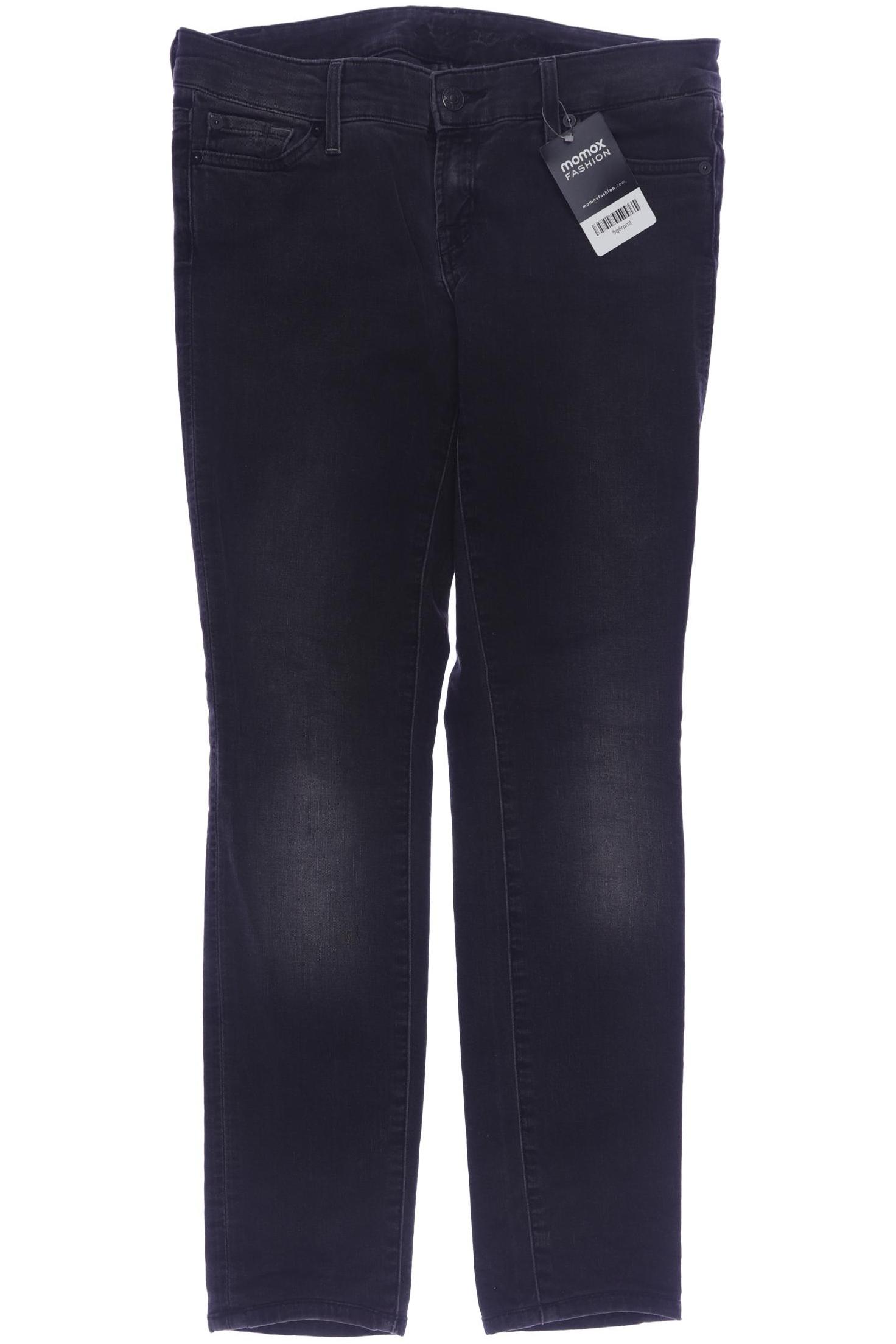 

7 for all mankind Damen Jeans, schwarz, Gr. 28