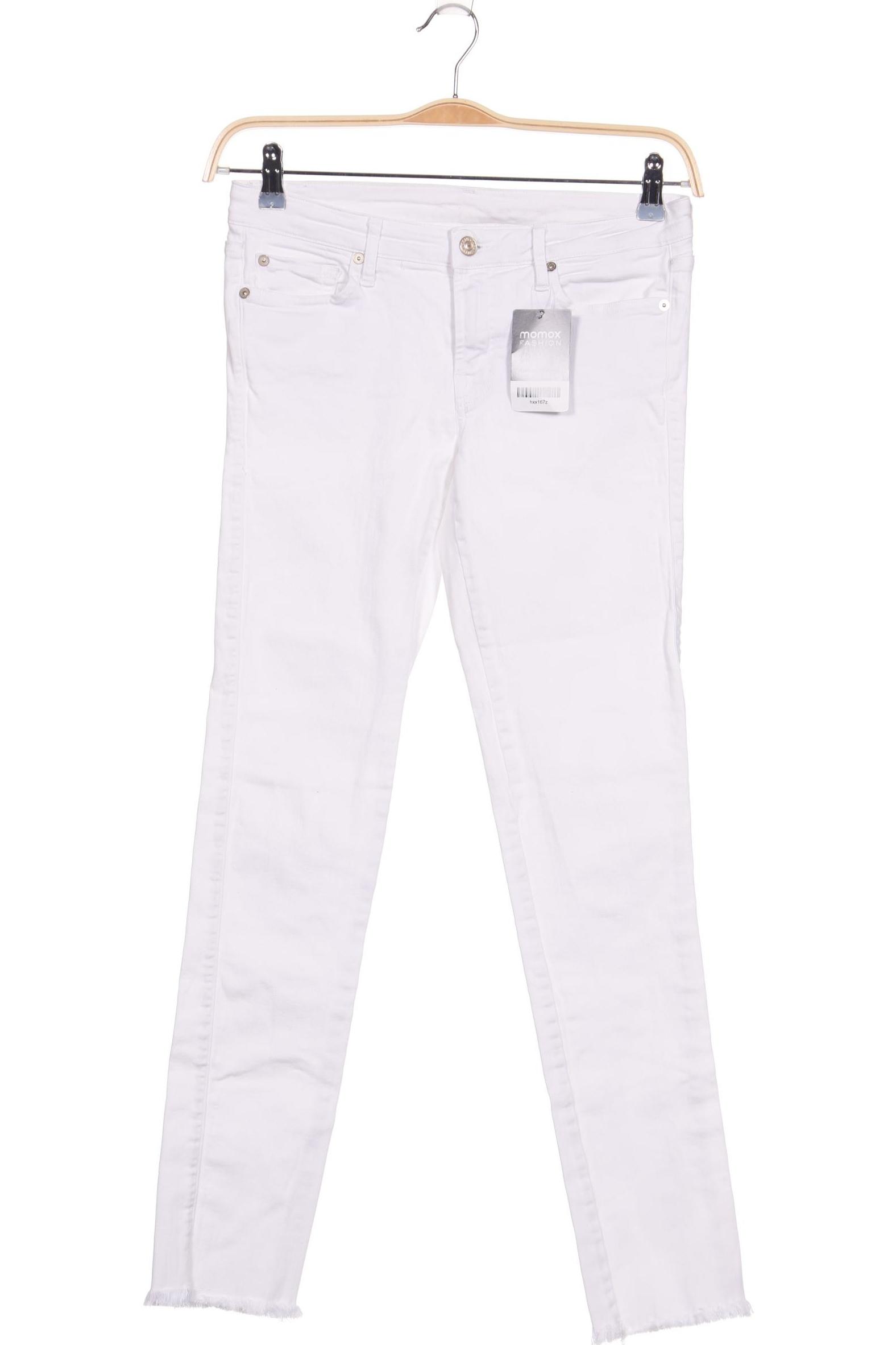 

7 for all mankind Damen Jeans, weiß