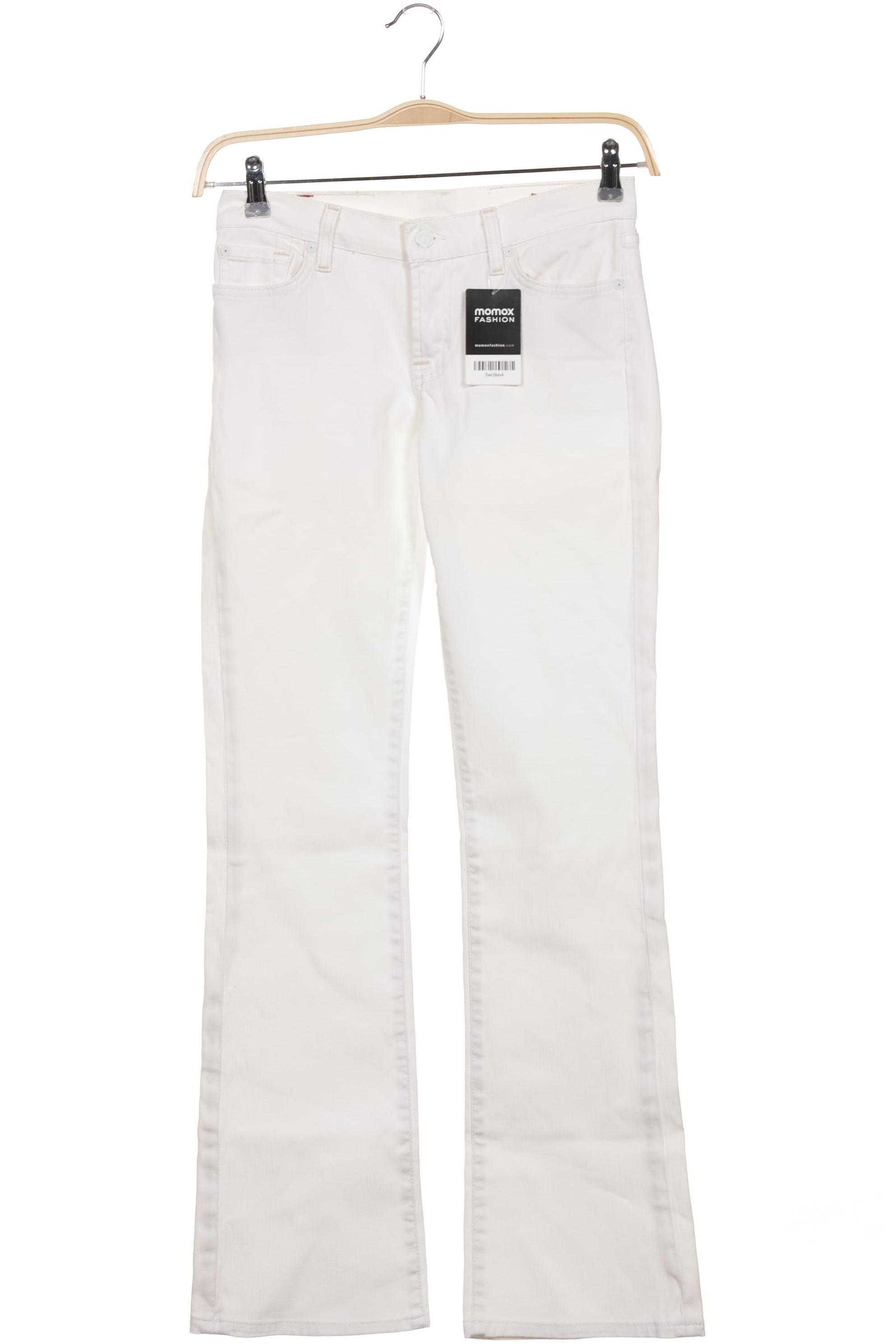 

7 for all mankind Damen Jeans, weiß, Gr. 28