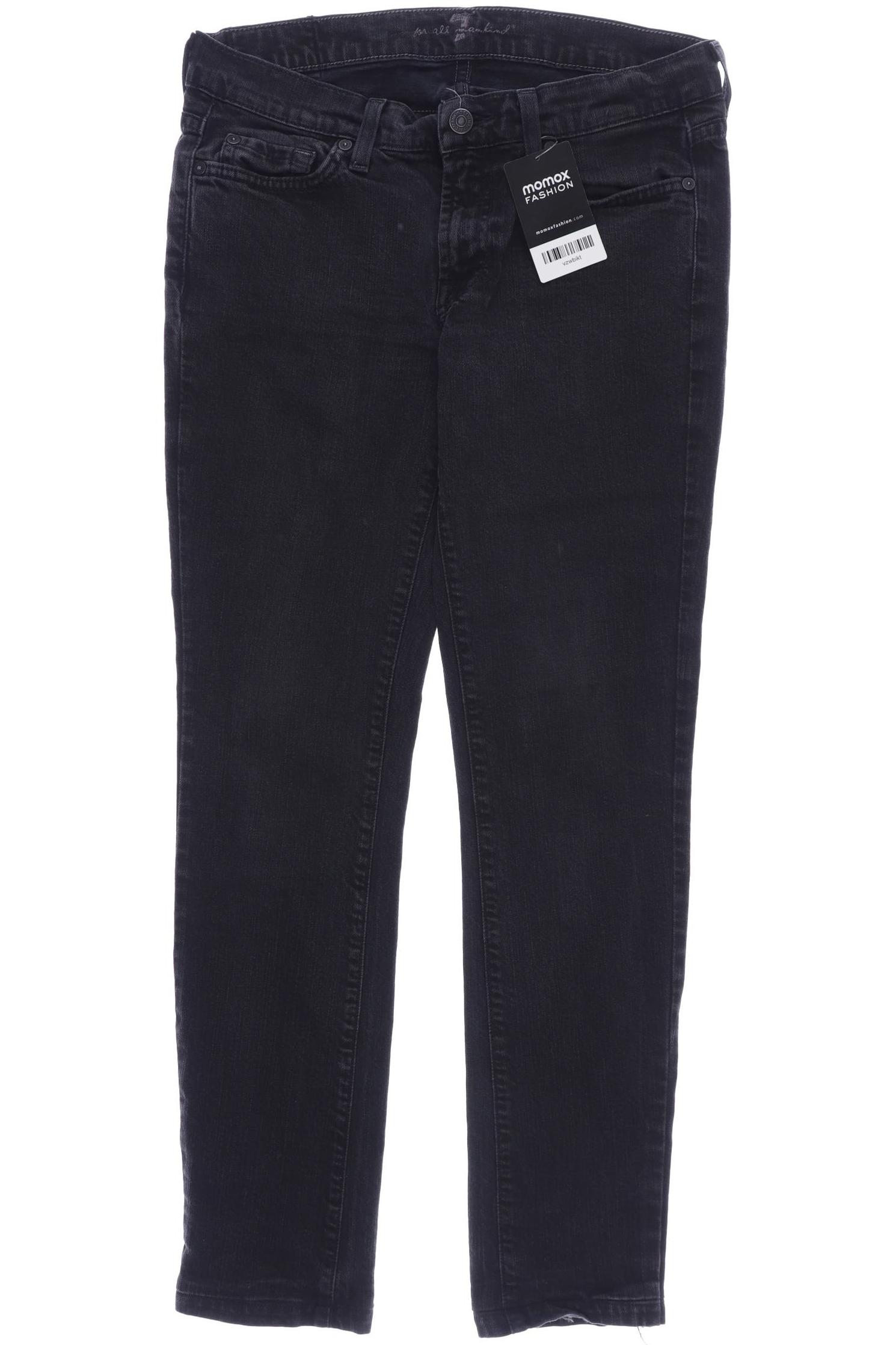 

7 for all mankind Damen Jeans, schwarz