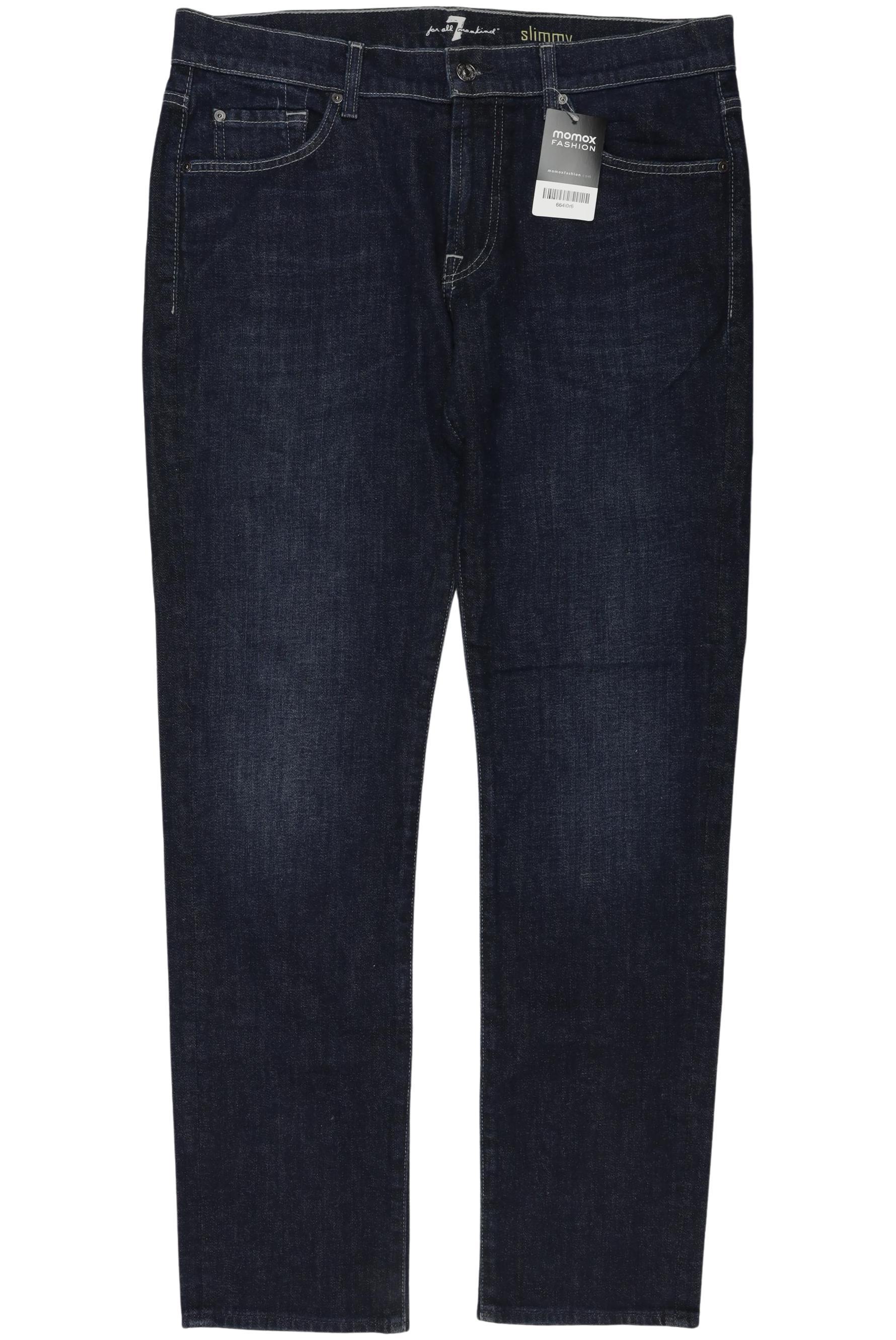 

7 for all mankind Herren Jeans, marineblau, Gr. 34
