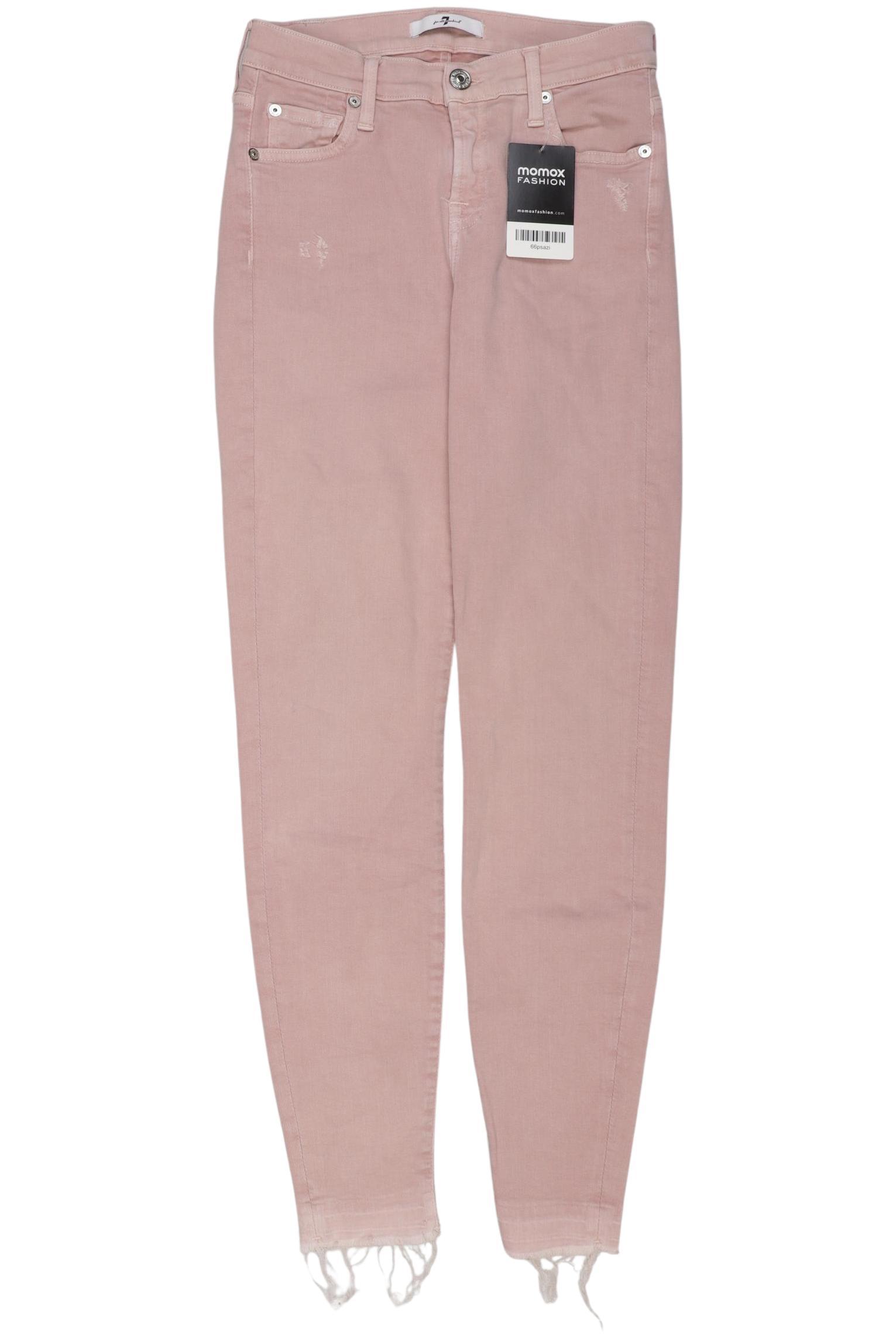 

7 for all mankind Damen Jeans, pink, Gr. 25