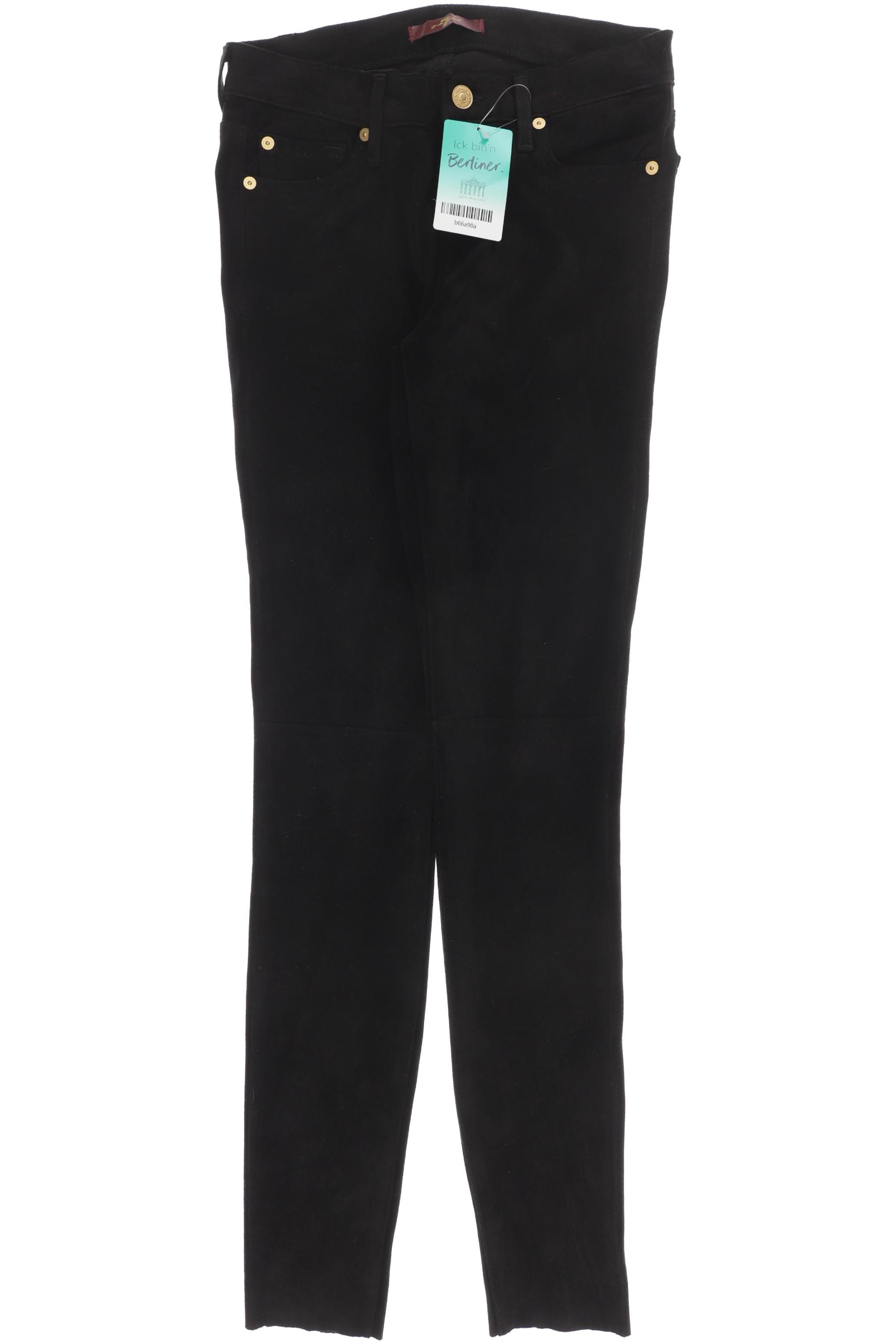 

7 for all mankind Damen Stoffhose, schwarz, Gr. 26