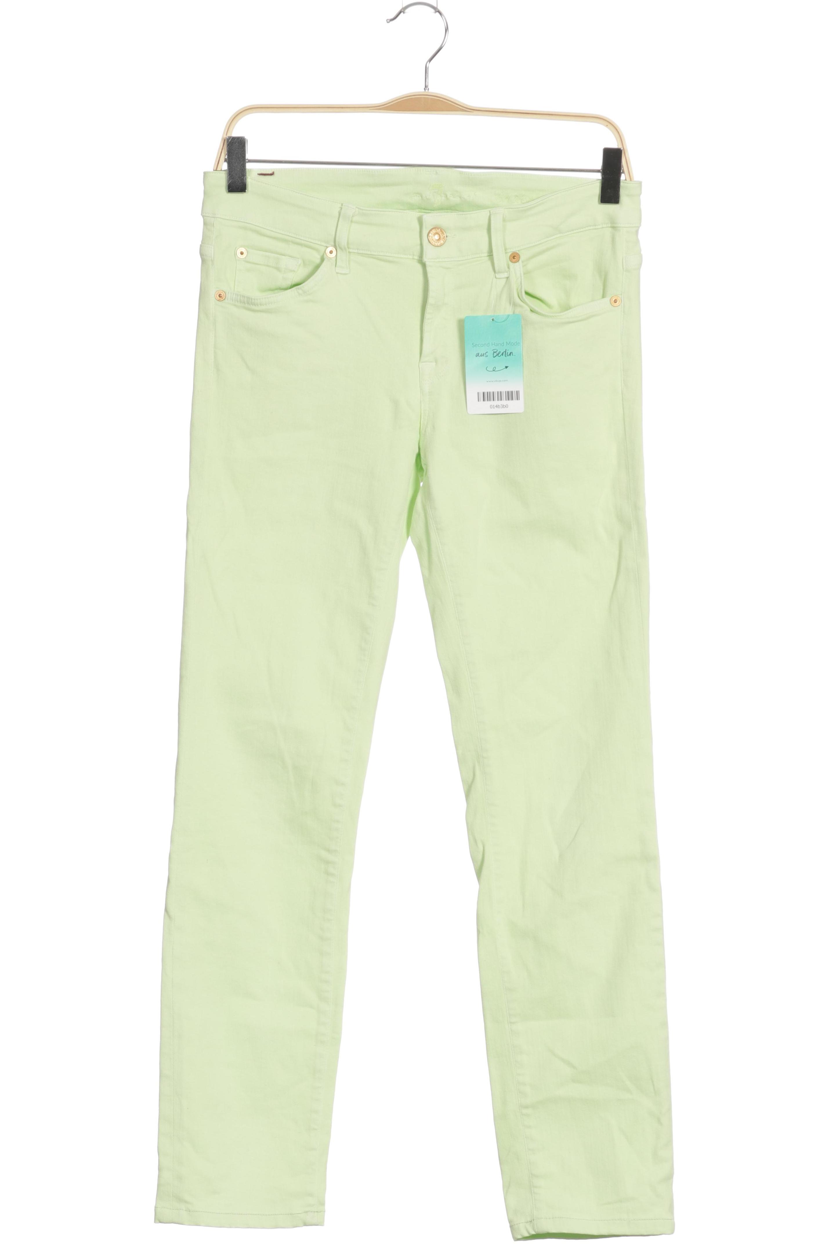 

7 for all mankind Damen Jeans, grün, Gr. 29