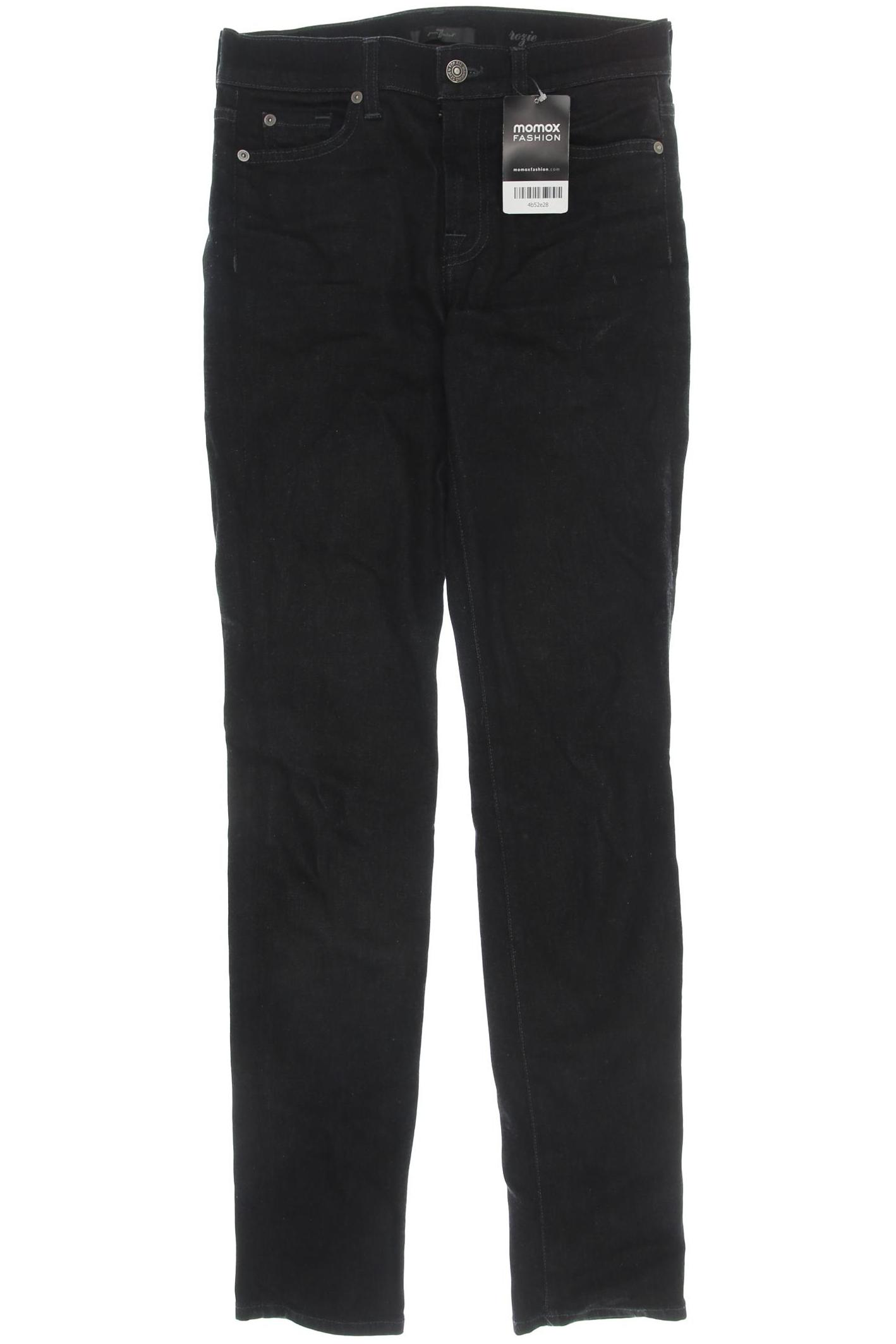 

7 for all mankind Damen Jeans, schwarz