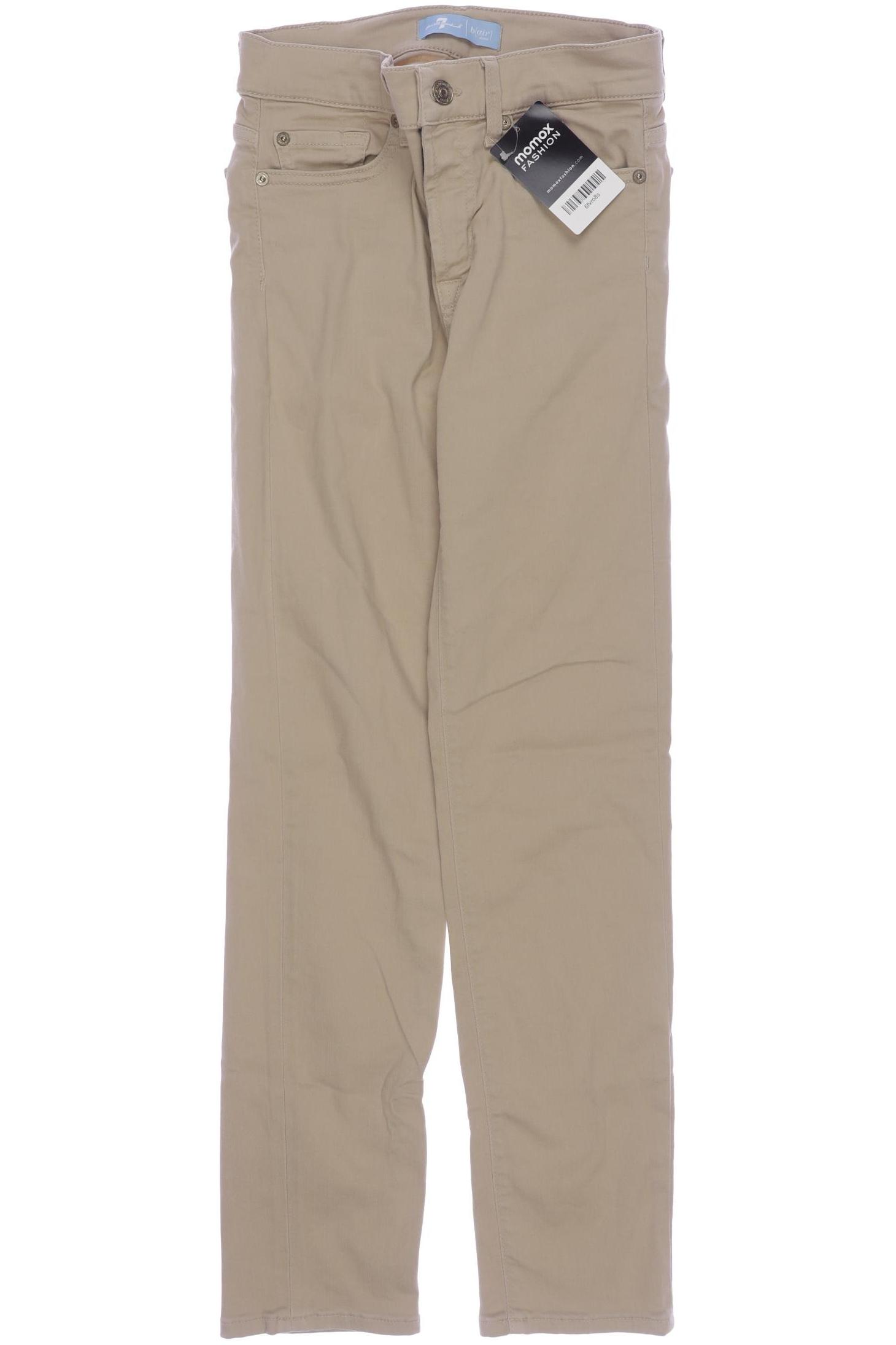 

7 for all mankind Damen Jeans, beige, Gr. 27