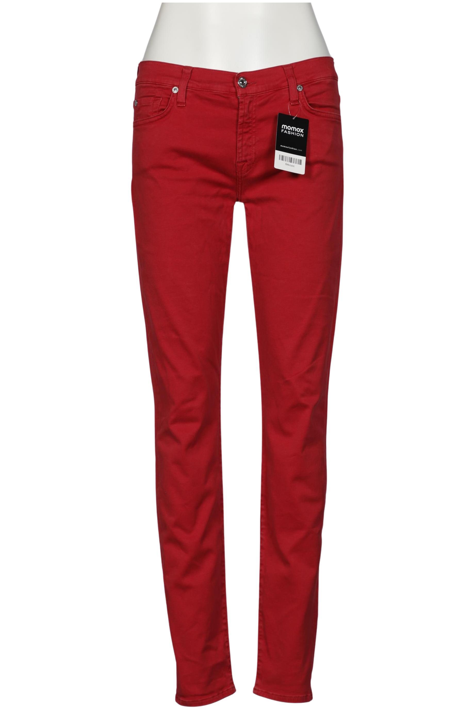 Thumbnail - 7 for all mankind Damen Jeans, rot, Gr. 28