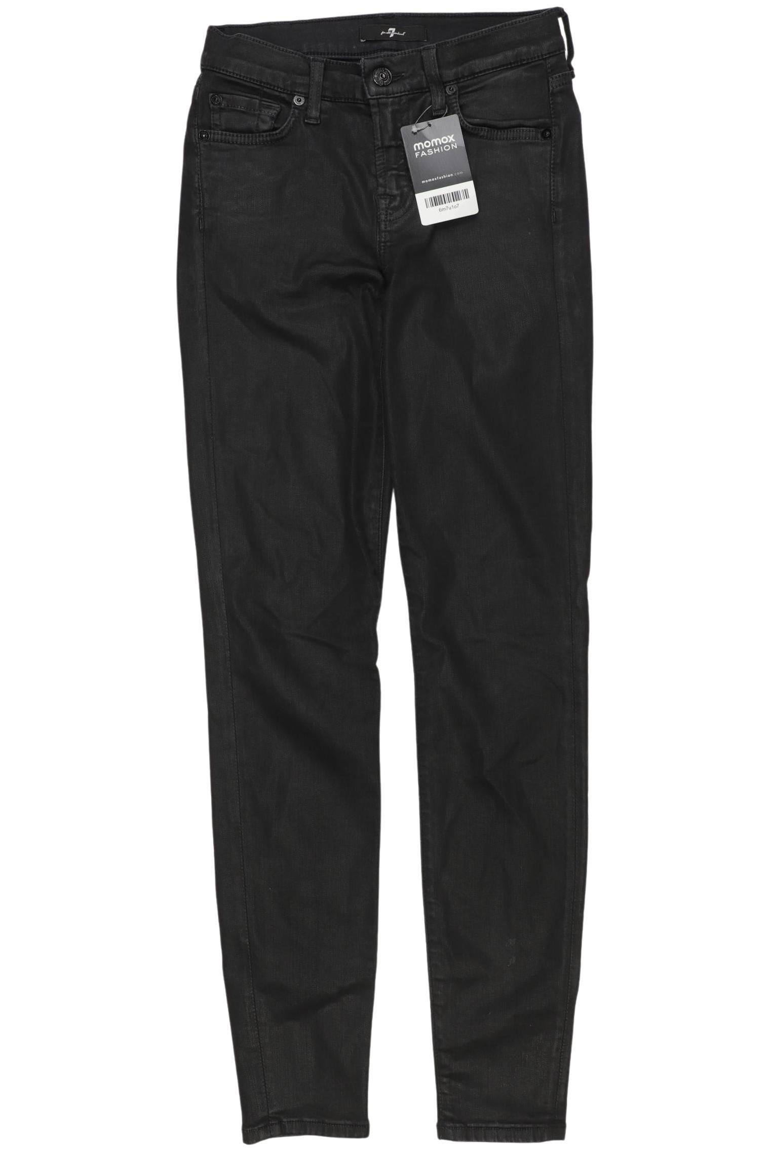 

7 for all mankind Damen Jeans, schwarz, Gr. 25