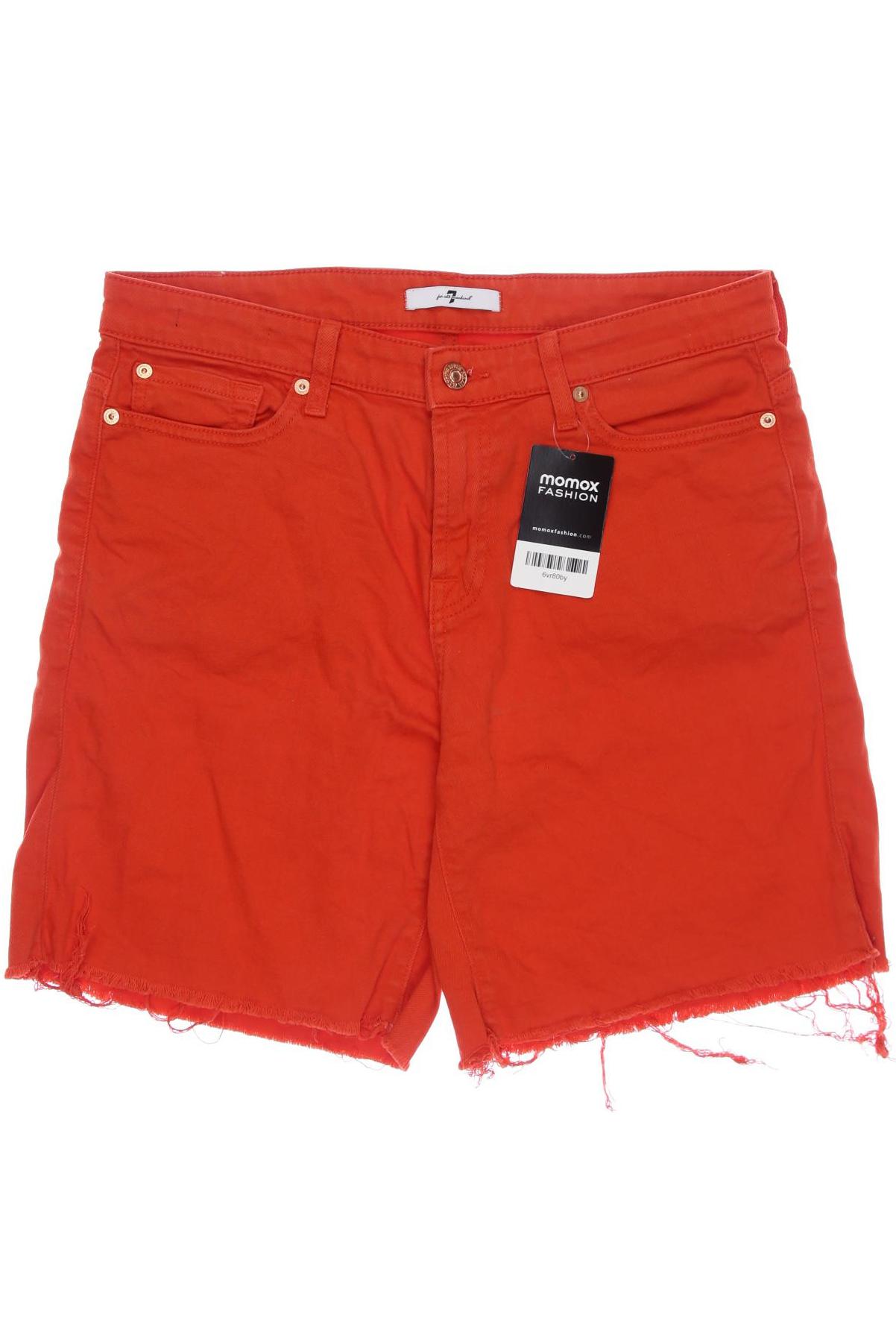 

7 for all mankind Damen Shorts, orange, Gr. 28
