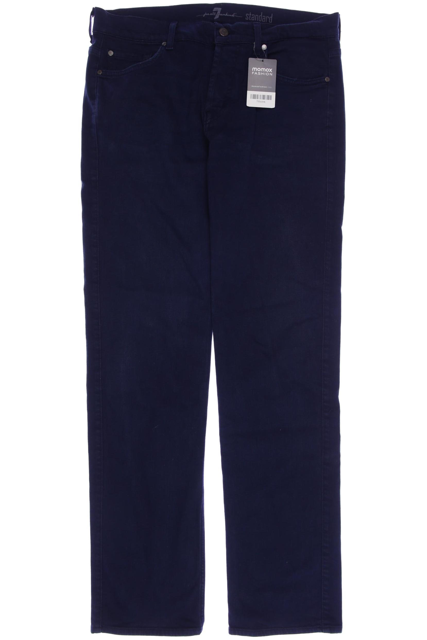 

7 for all mankind Herren Jeans, marineblau, Gr. 33