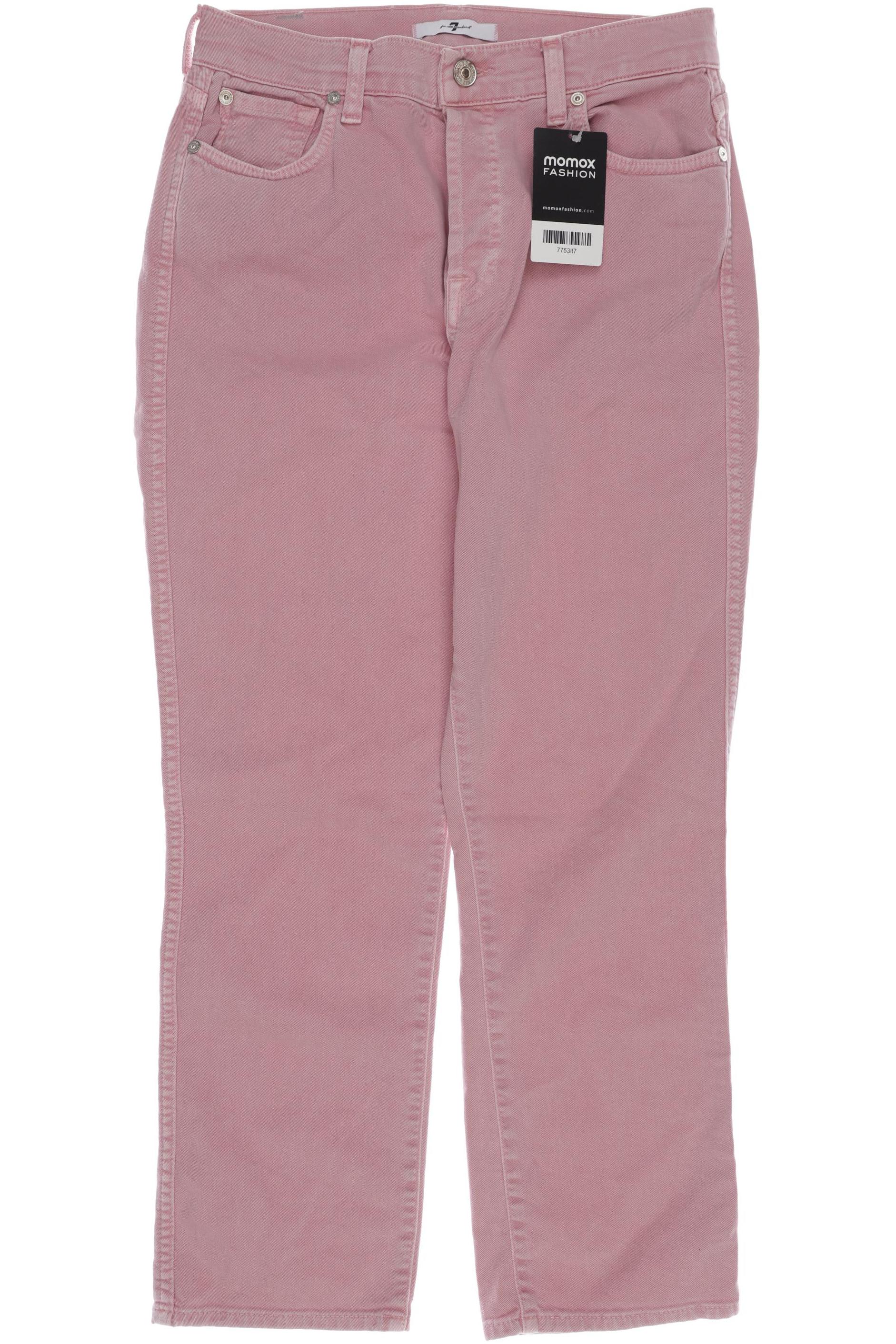 

7 for all mankind Damen Jeans, pink, Gr. 27