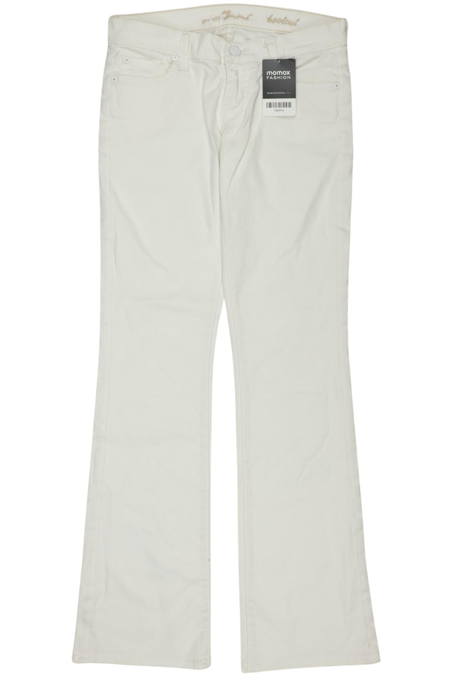 

7 for all mankind Damen Jeans, weiß, Gr. 25