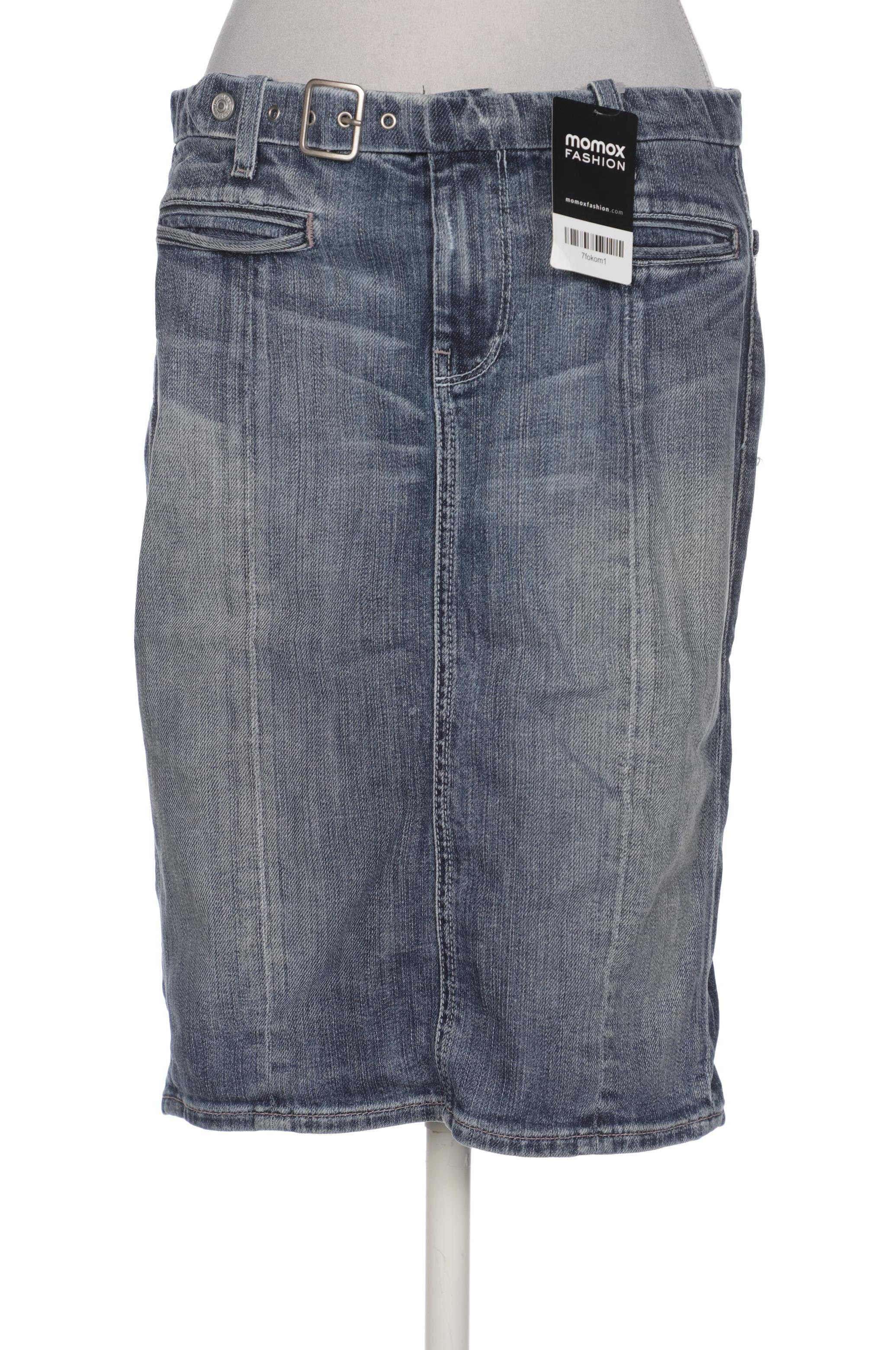 

7 for all mankind Damen Rock, blau, Gr. 28