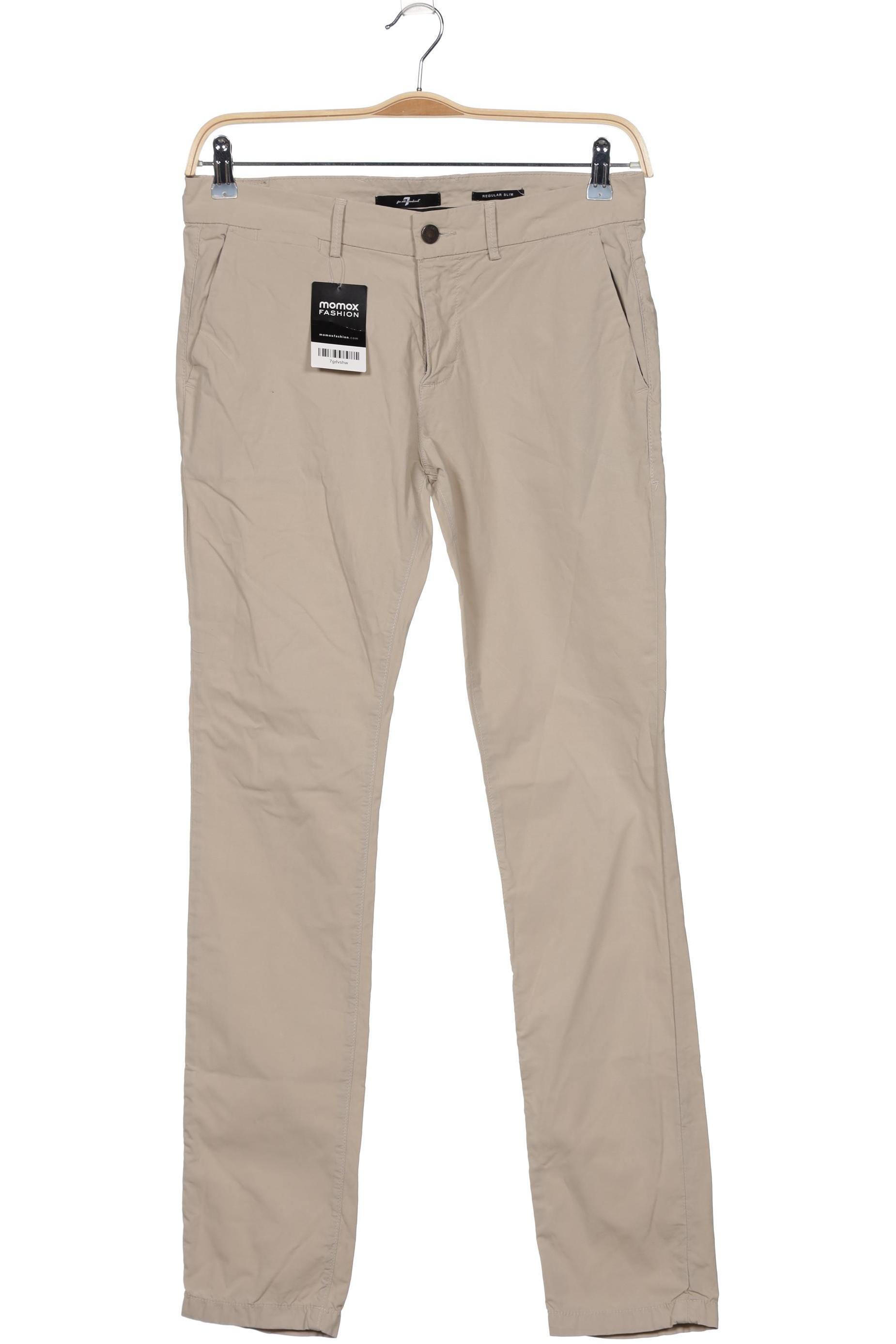 

7 for all mankind Herren Stoffhose, beige