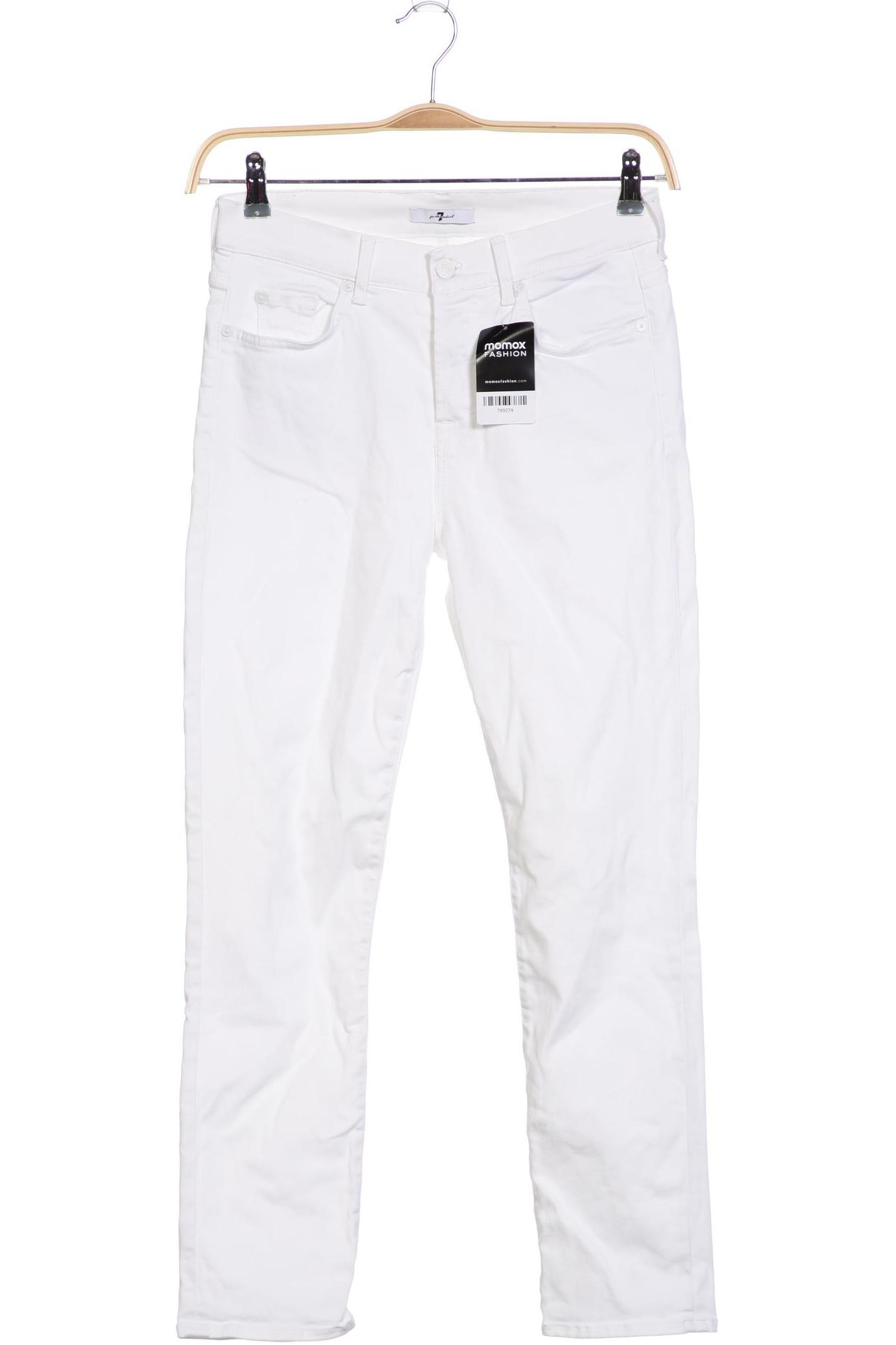 

7 for all mankind Damen Jeans, weiß