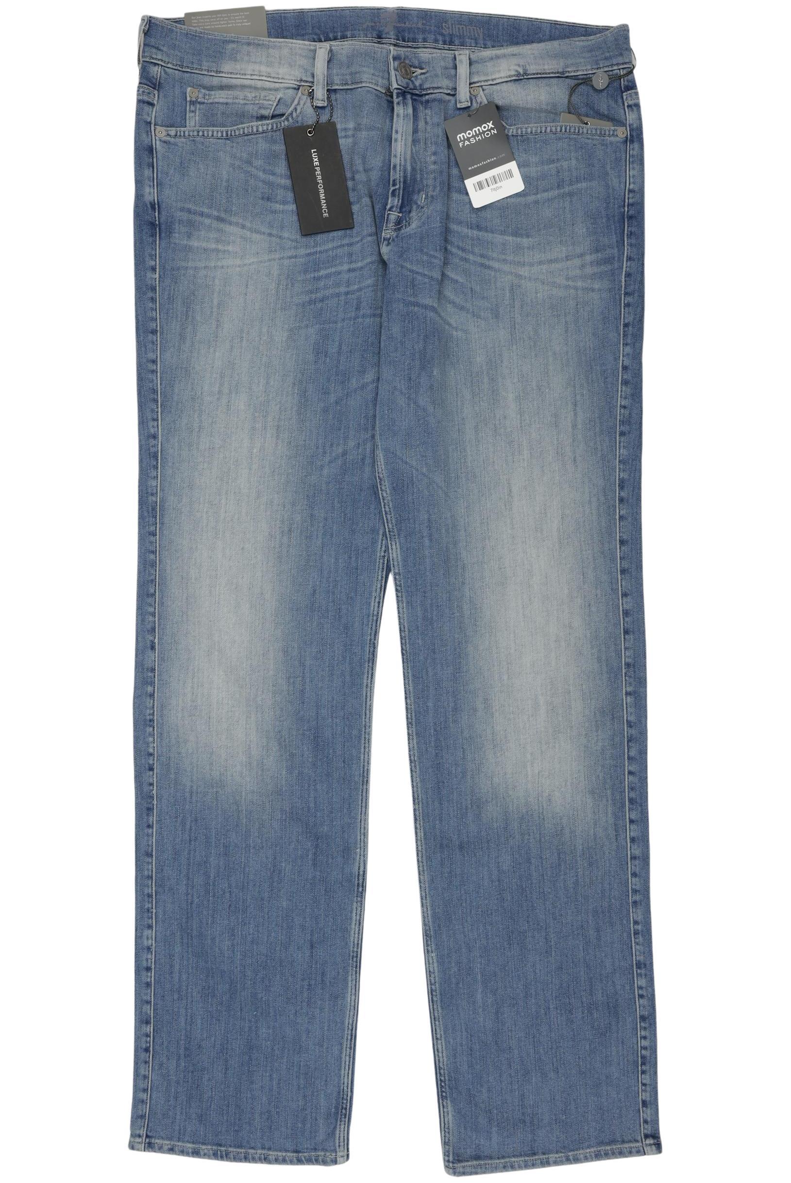 

7 for all mankind Herren Jeans, blau, Gr. 34