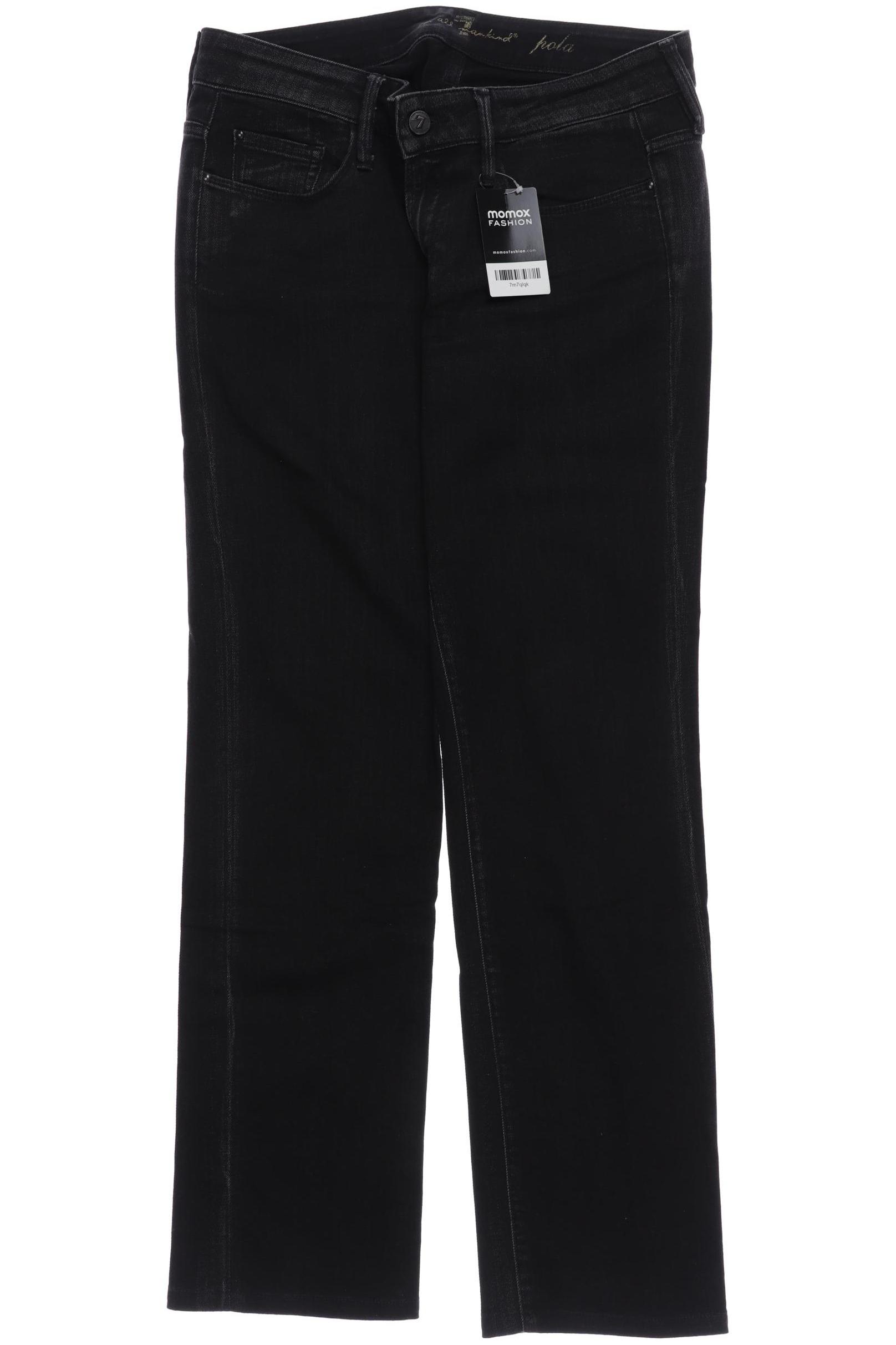 

7 for all mankind Damen Jeans, schwarz