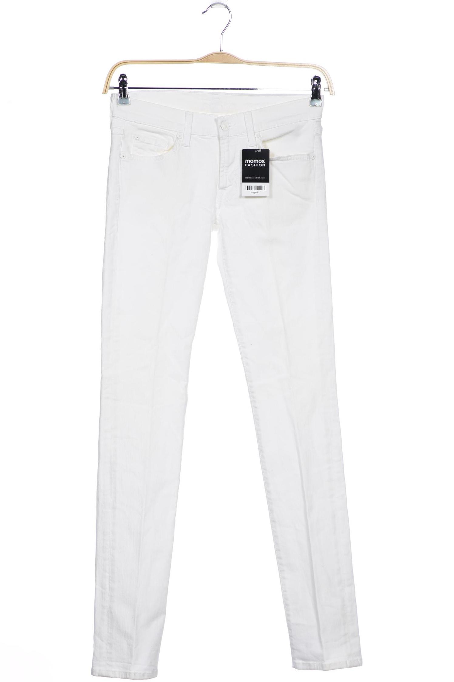 

7 for all mankind Damen Jeans, weiß