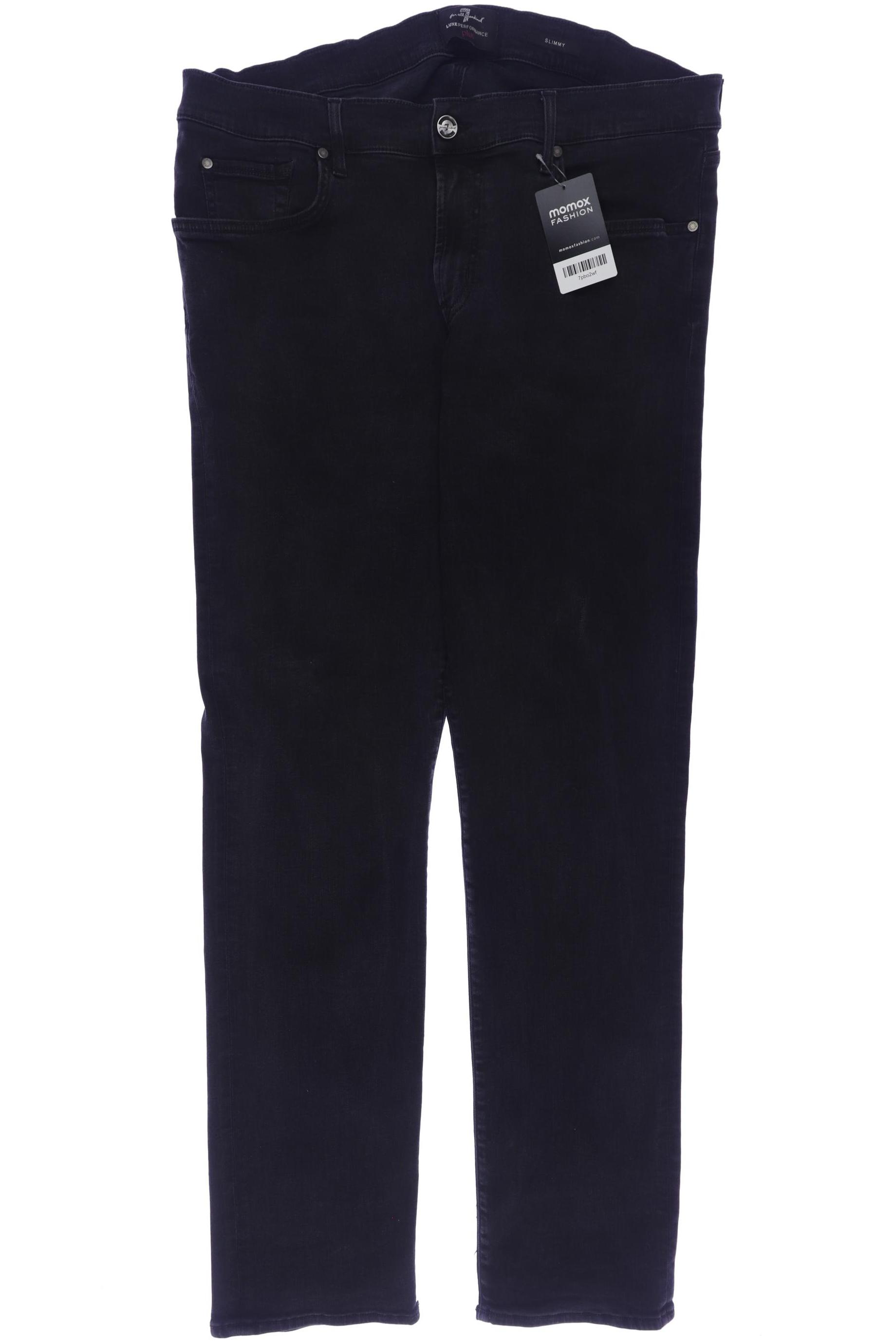 

7 for all mankind Herren Jeans, schwarz, Gr. 38