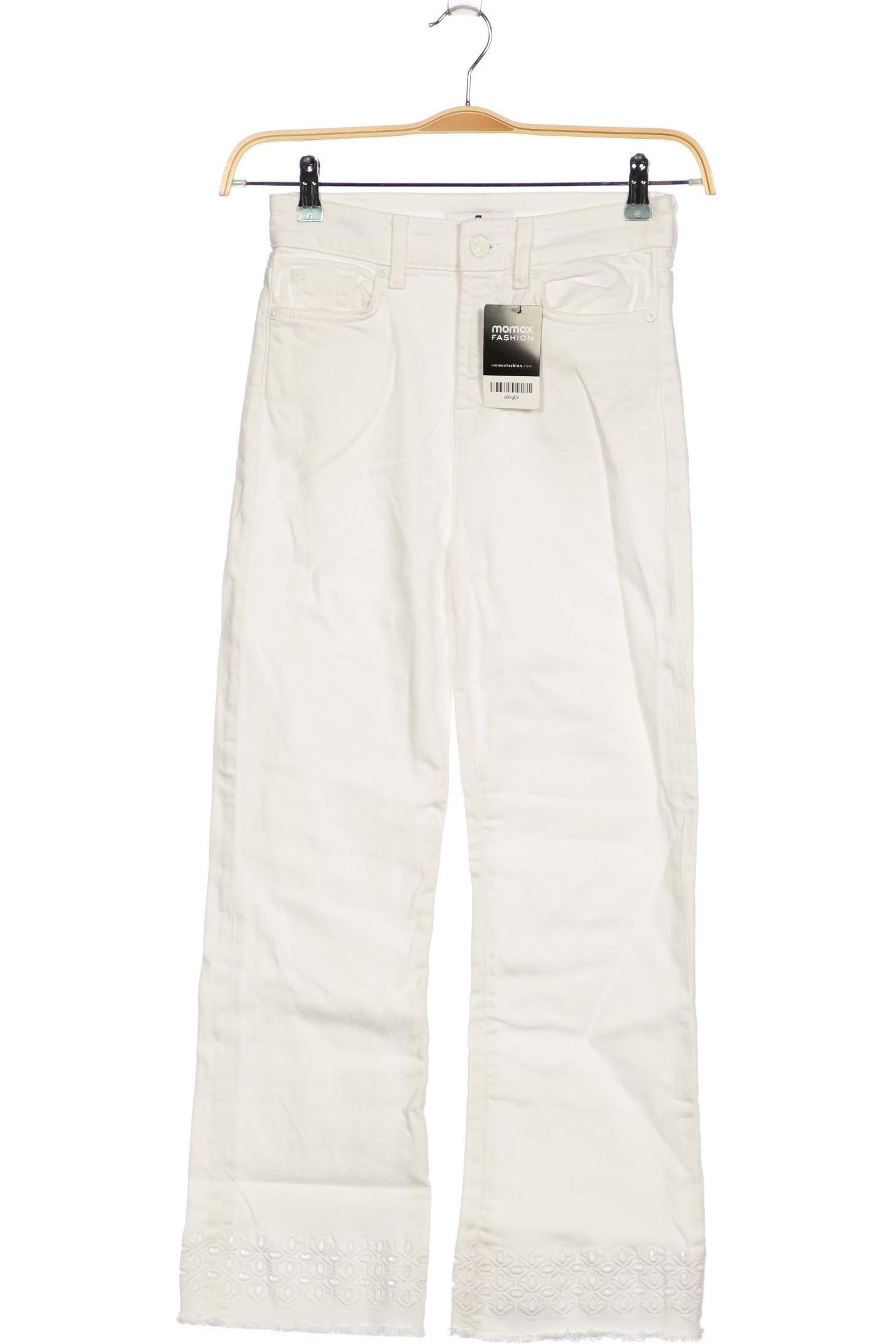 

7 for all mankind Damen Jeans, weiß, Gr. 26