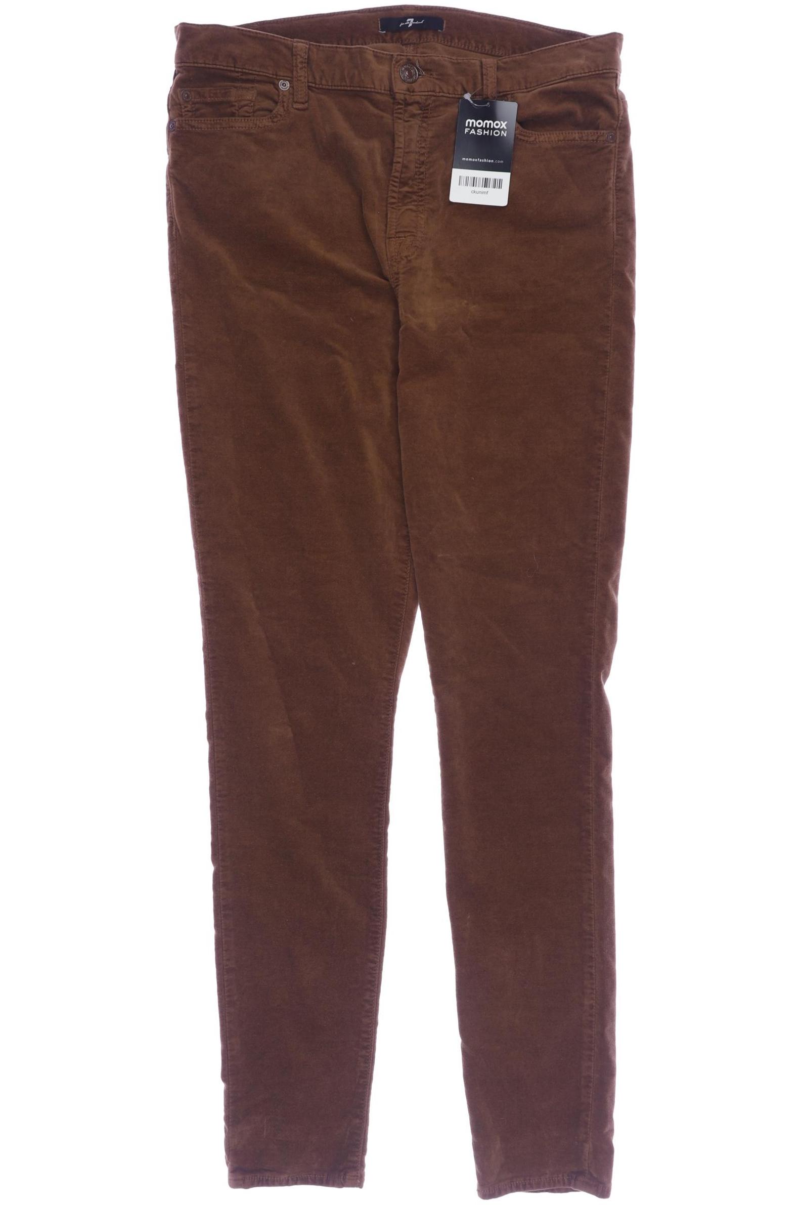 

7 for all mankind Damen Stoffhose, braun, Gr. 29