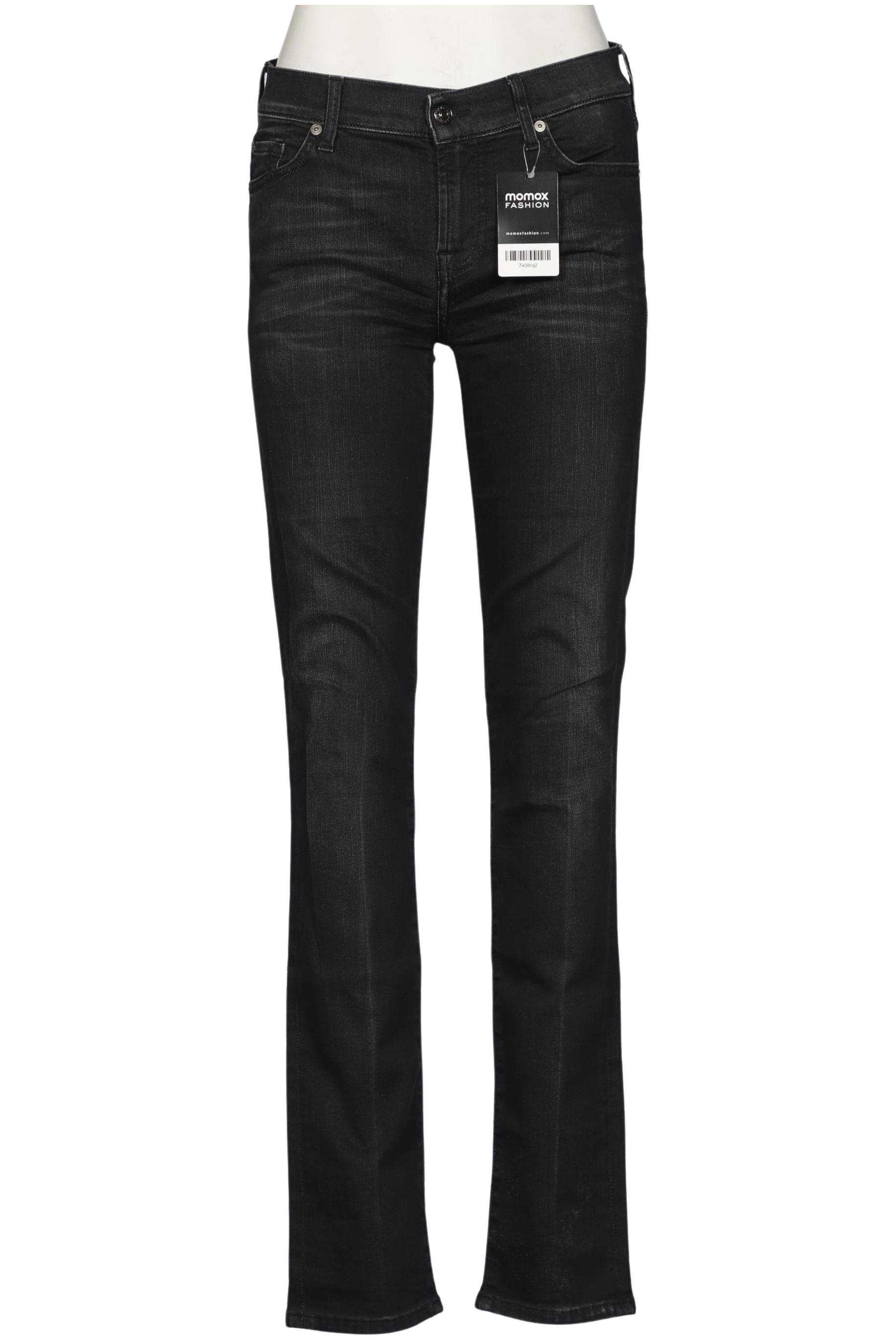 

7 for all mankind Damen Jeans, schwarz, Gr. 30