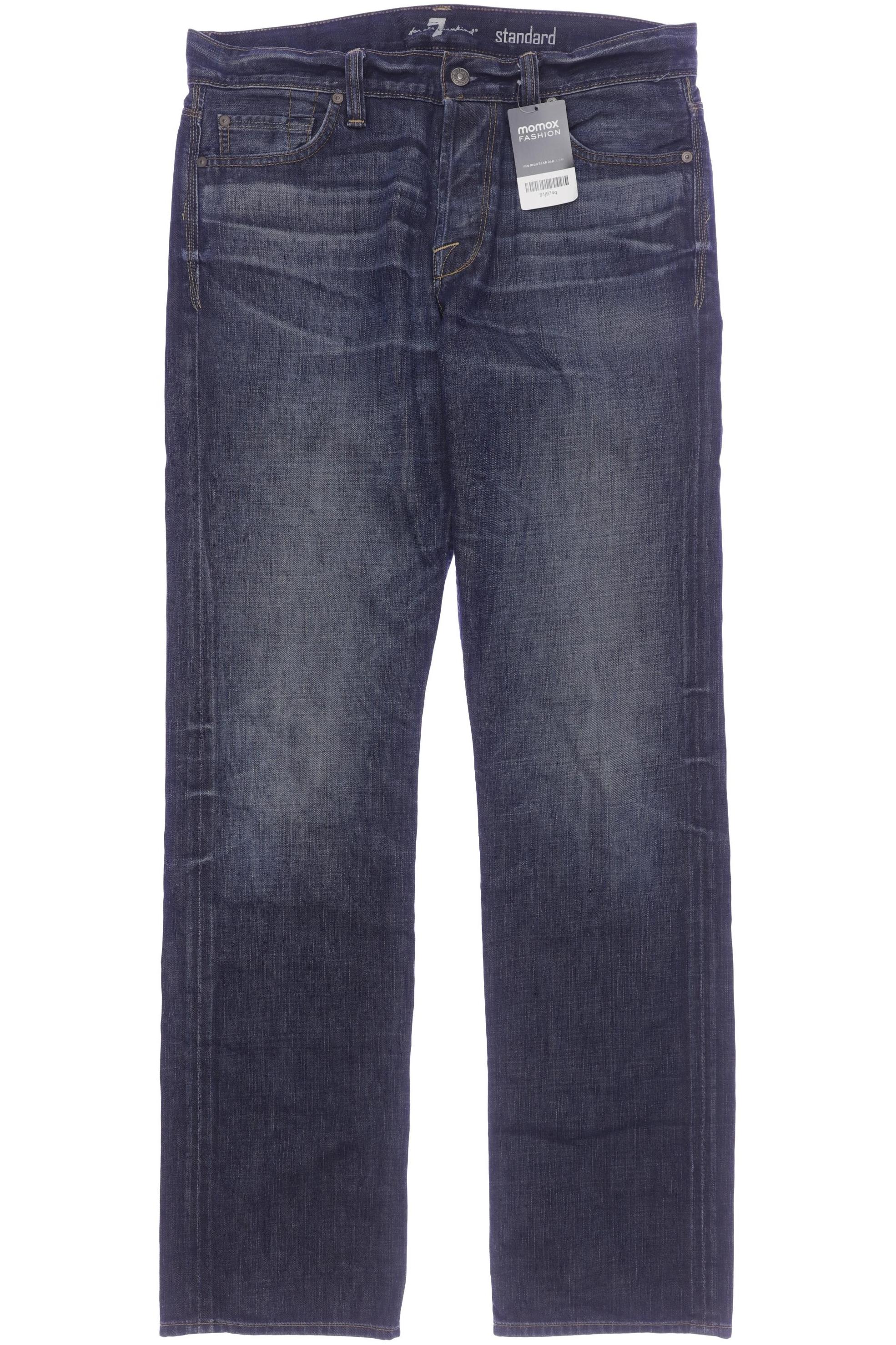 

7 for all mankind Herren Jeans, marineblau, Gr. 33