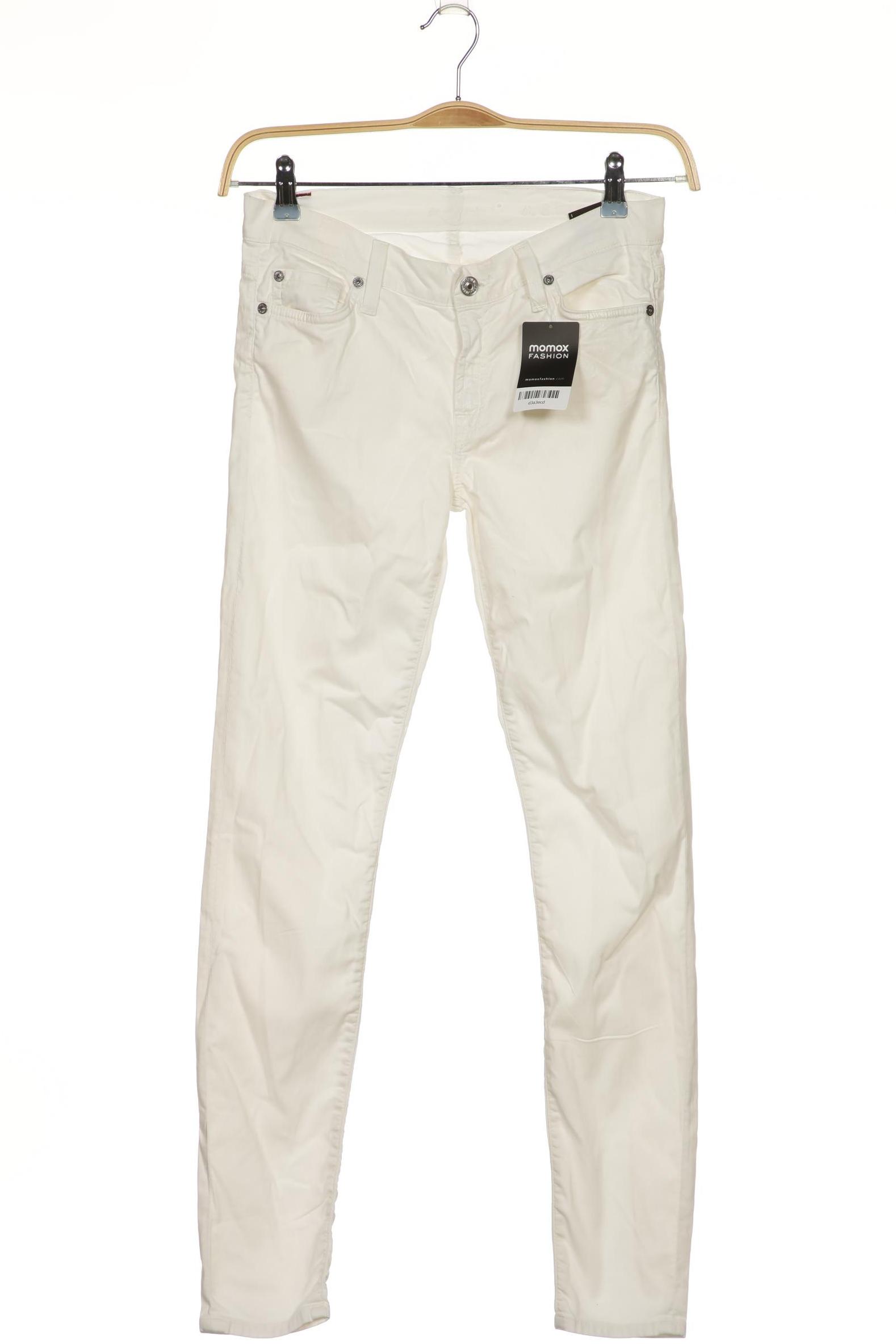 

7 for all mankind Damen Jeans, cremeweiß, Gr. 27