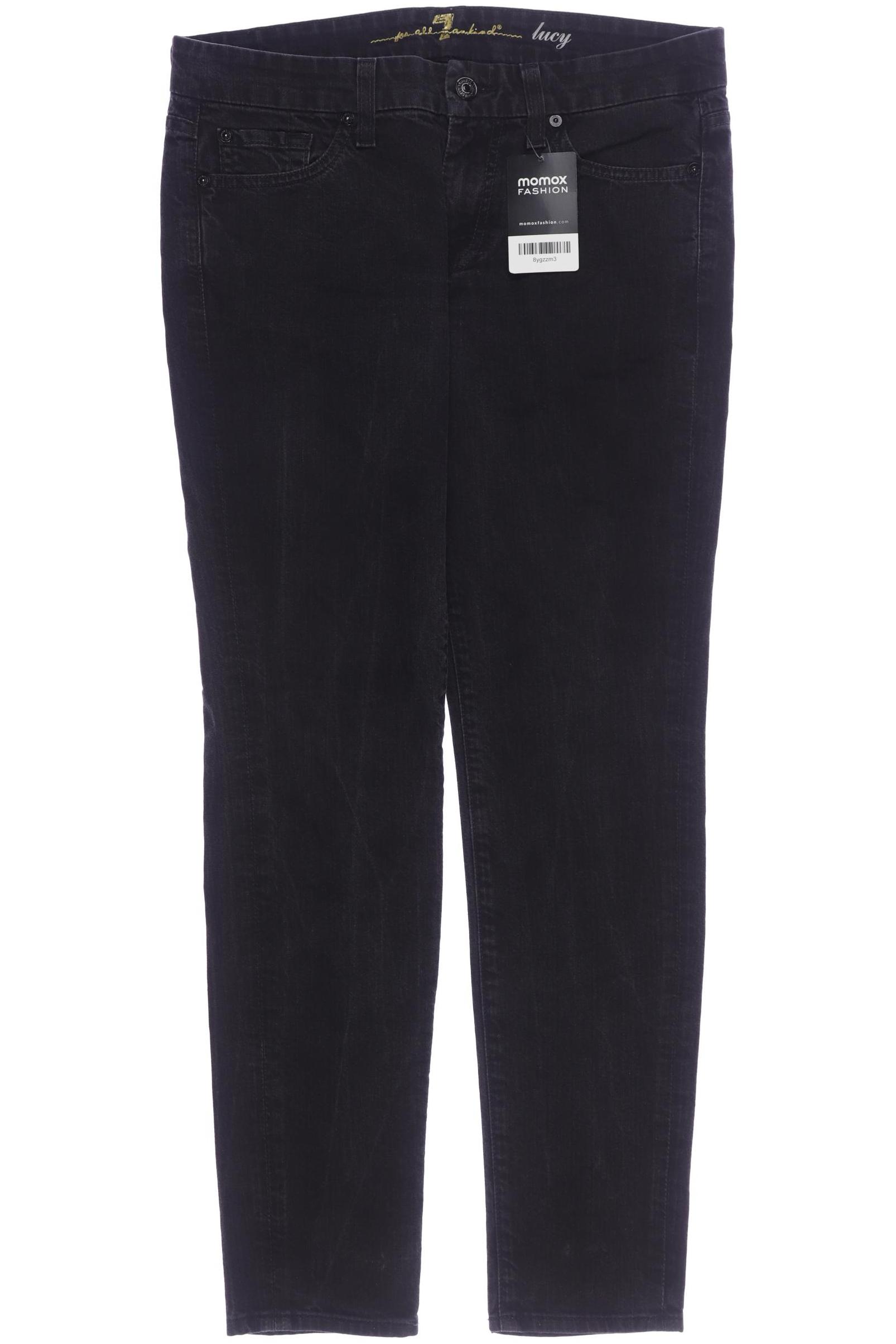 

7 for all mankind Damen Jeans, schwarz, Gr. 28