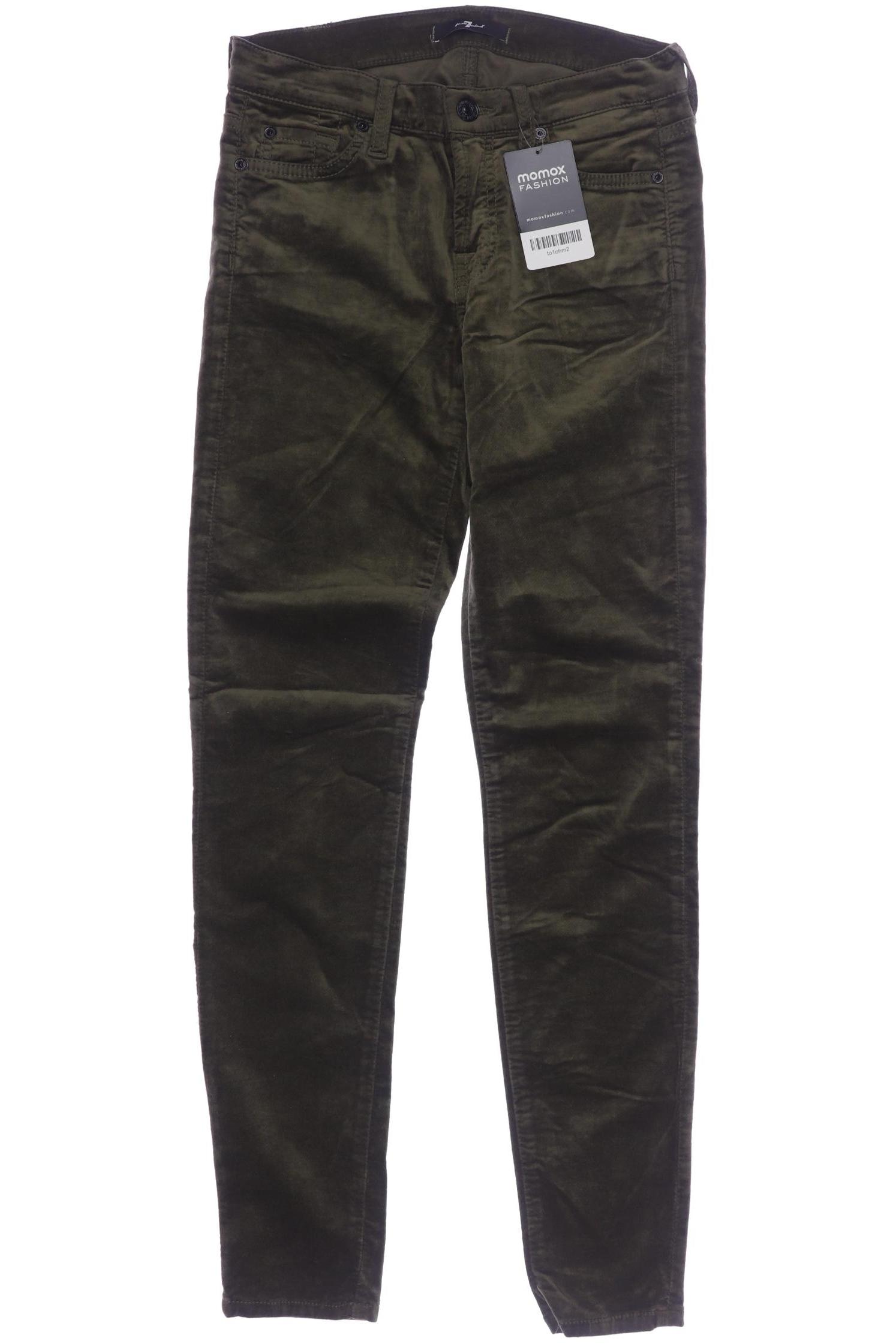 

7 for all mankind Damen Stoffhose, grün, Gr. 25