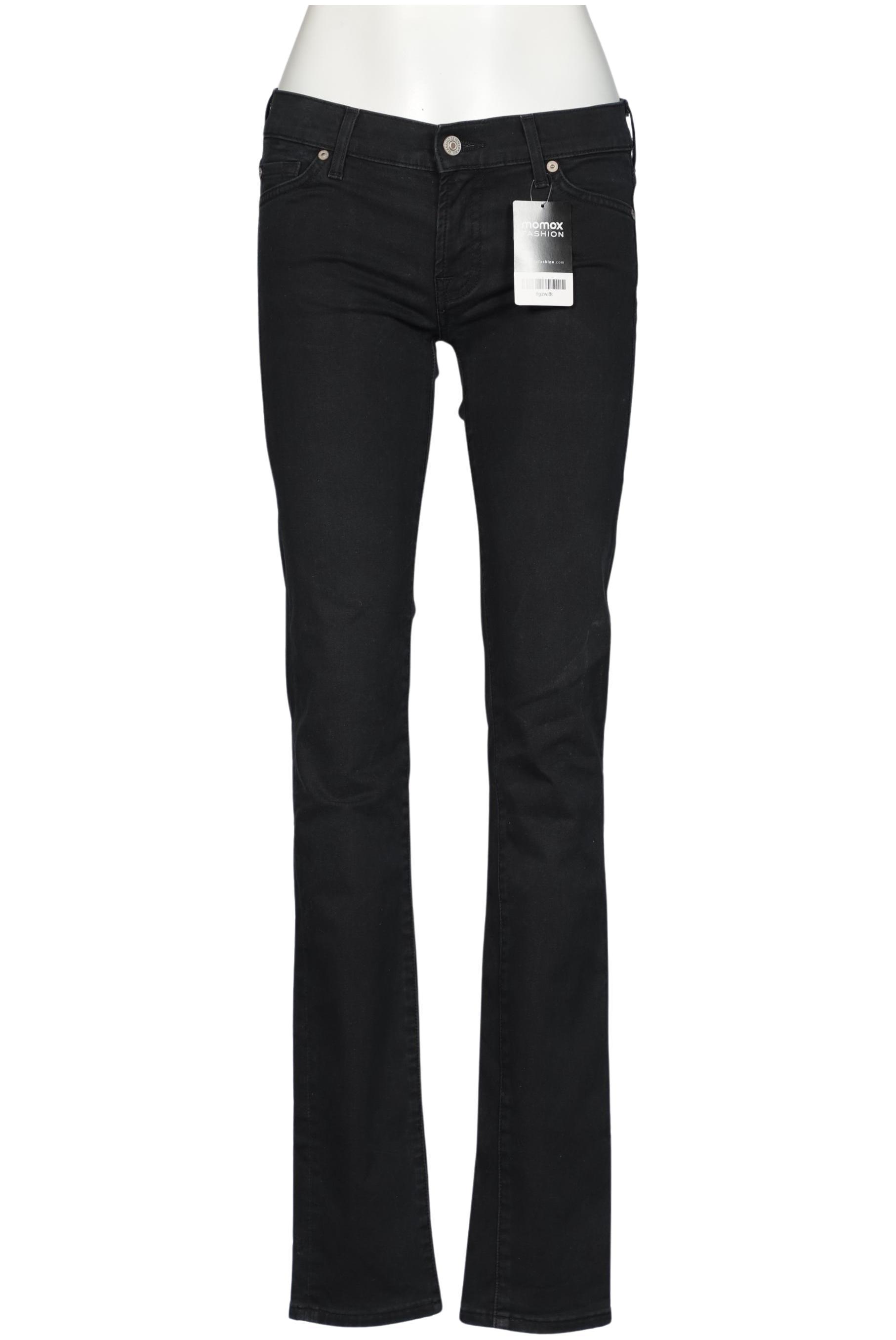 

7 for all mankind Damen Stoffhose, schwarz, Gr. 27