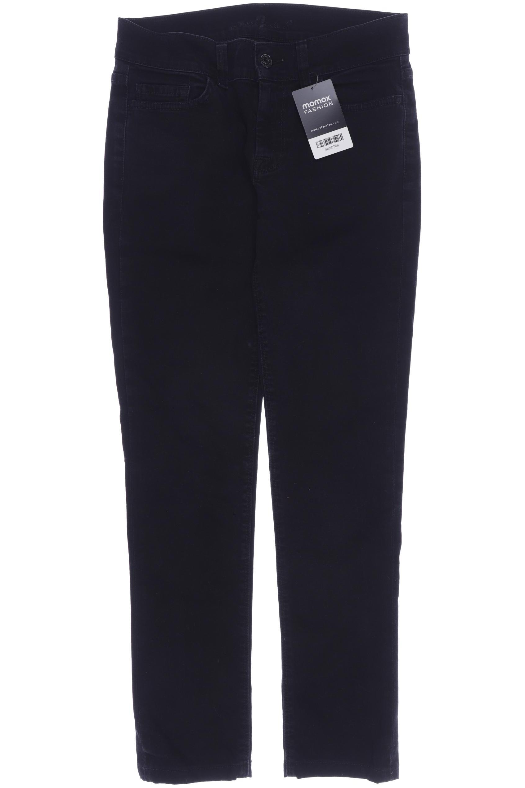 

7 for all mankind Damen Jeans, schwarz