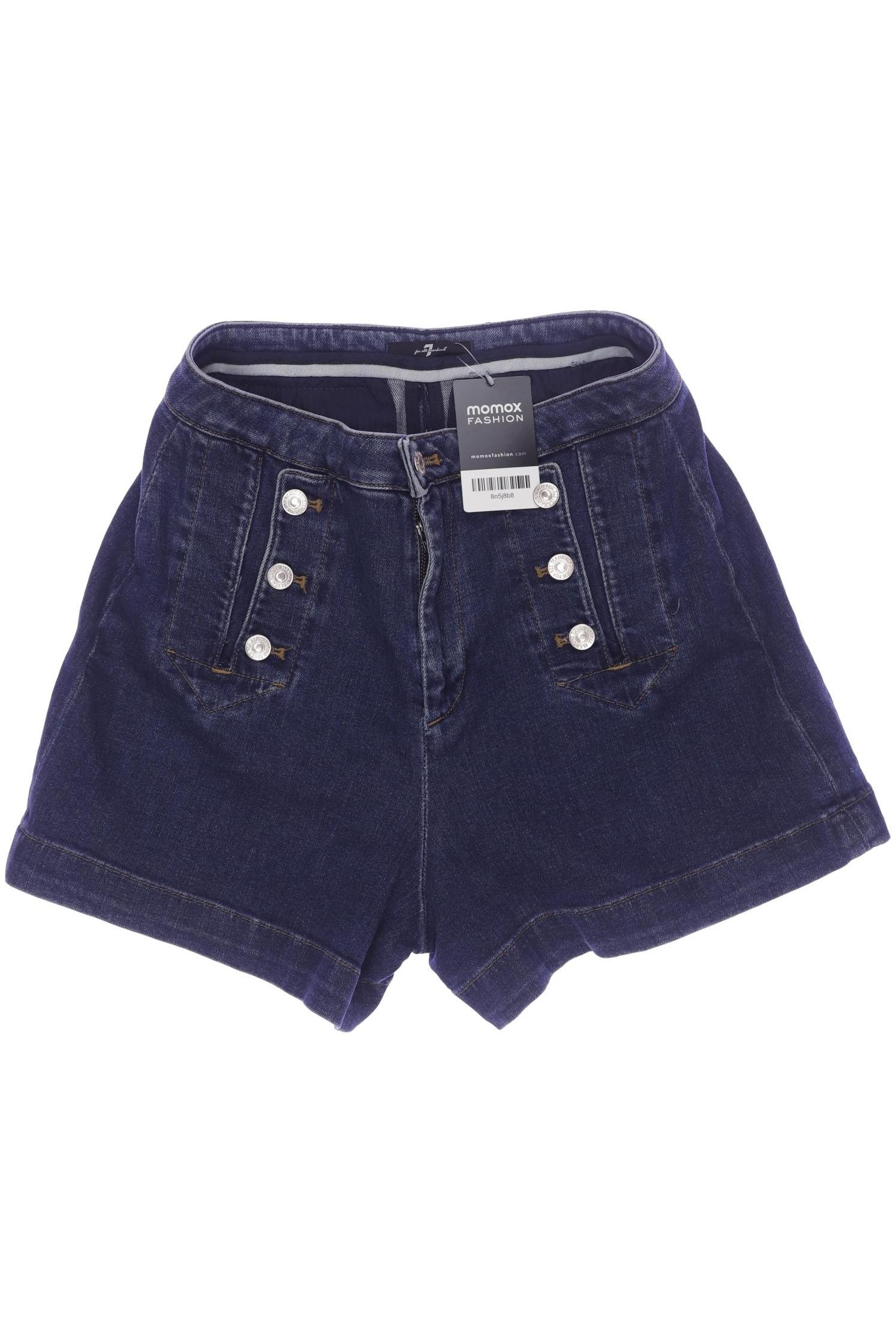 

7 for all mankind Damen Shorts, marineblau, Gr. 25
