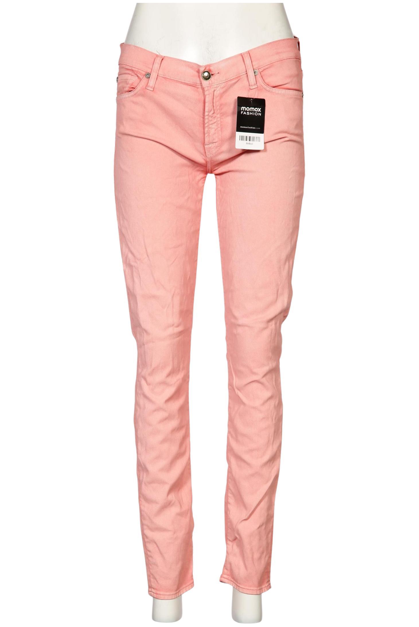 

7 for all mankind Damen Jeans, pink, Gr. 30