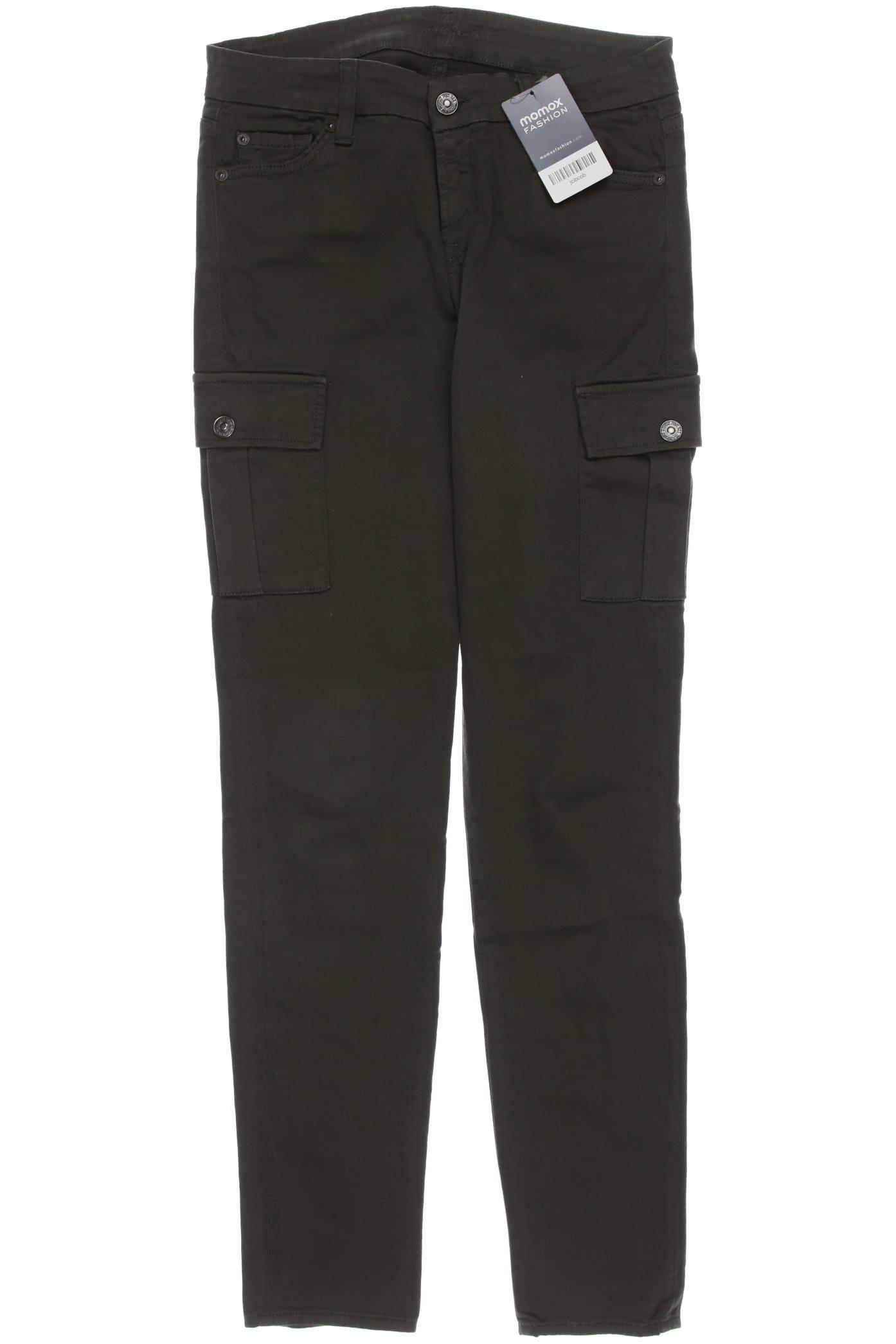 

7 for all mankind Damen Jeans, grün, Gr. 26