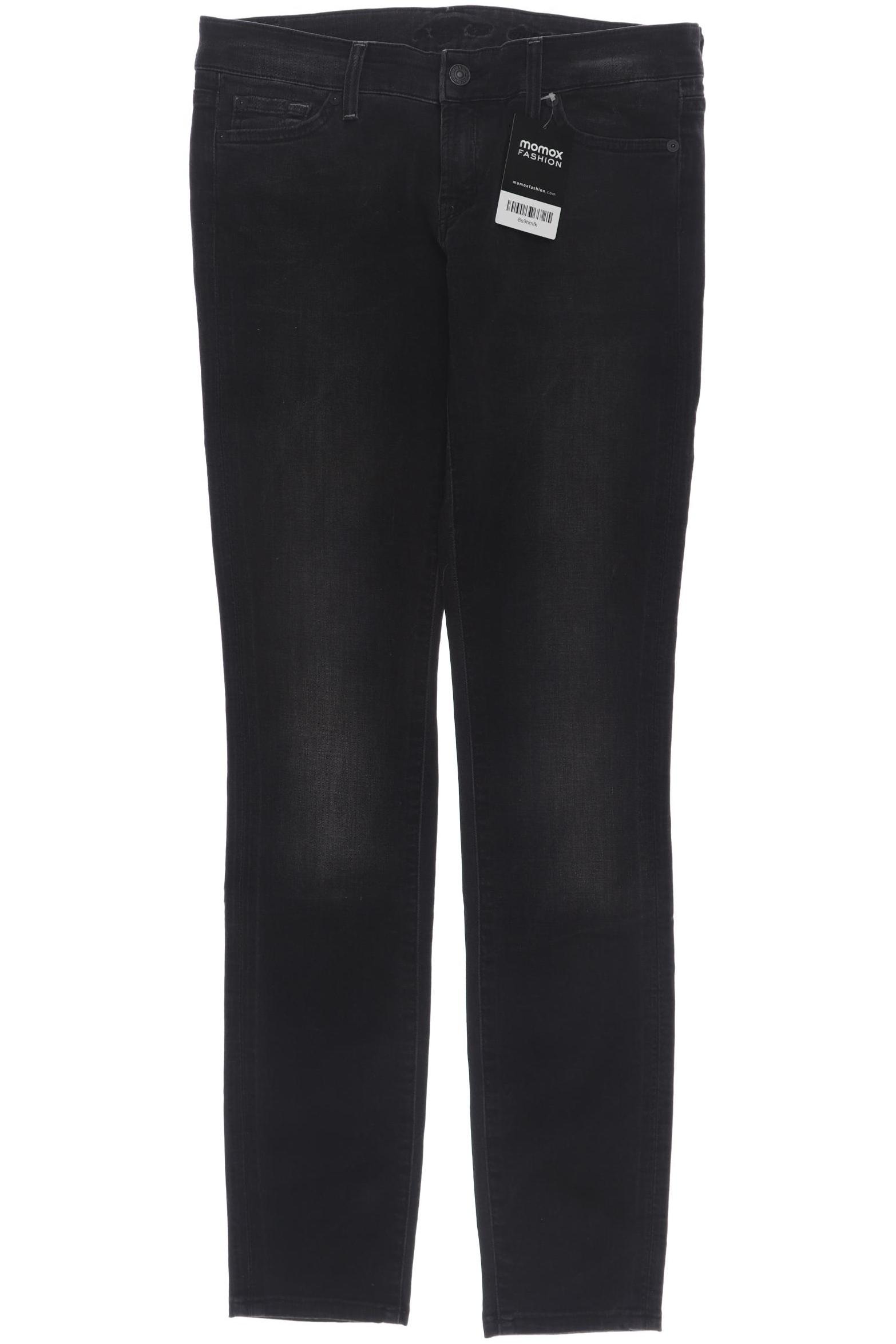 

7 for all mankind Damen Jeans, schwarz