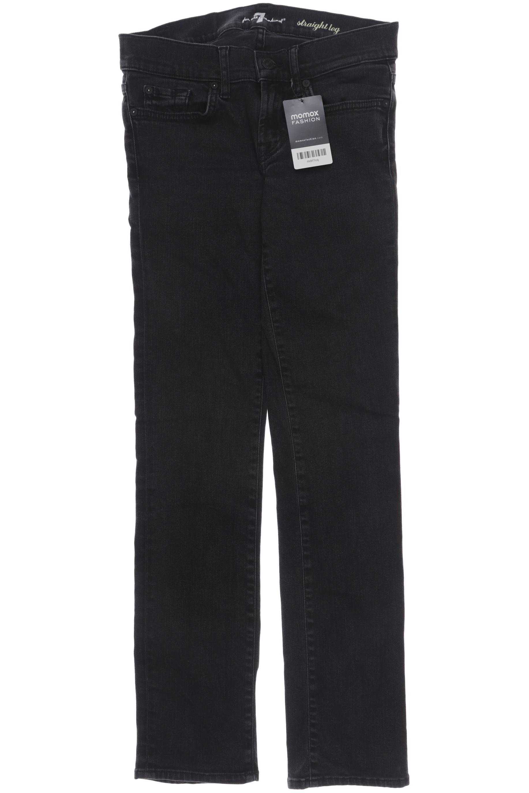 

7 for all mankind Damen Jeans, schwarz