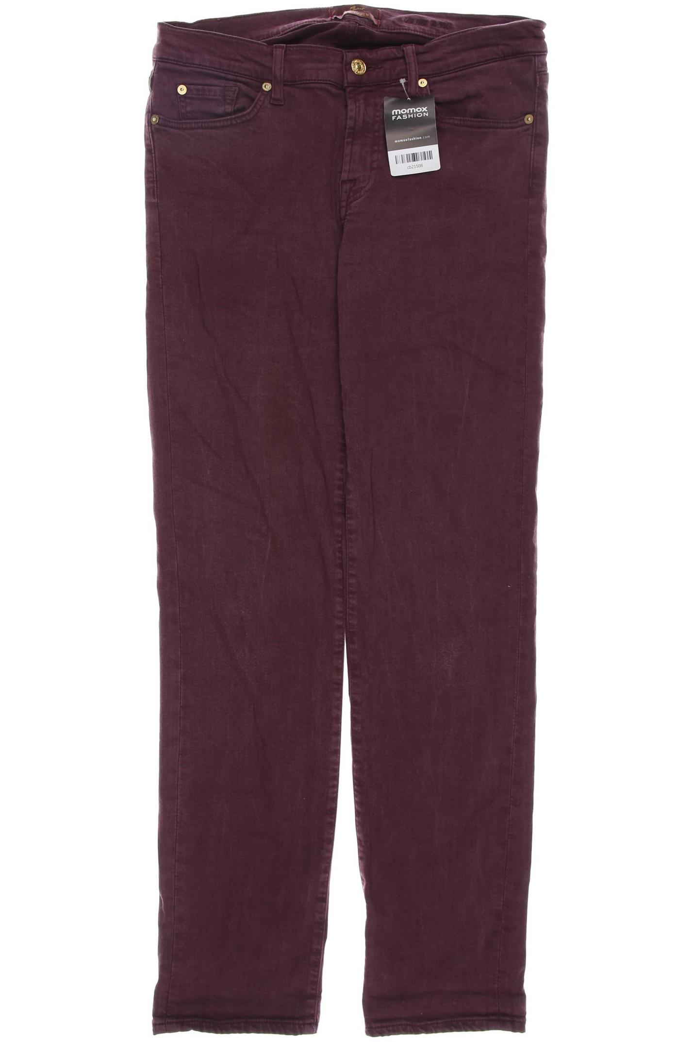 

7 for all mankind Damen Jeans, bordeaux, Gr. 32