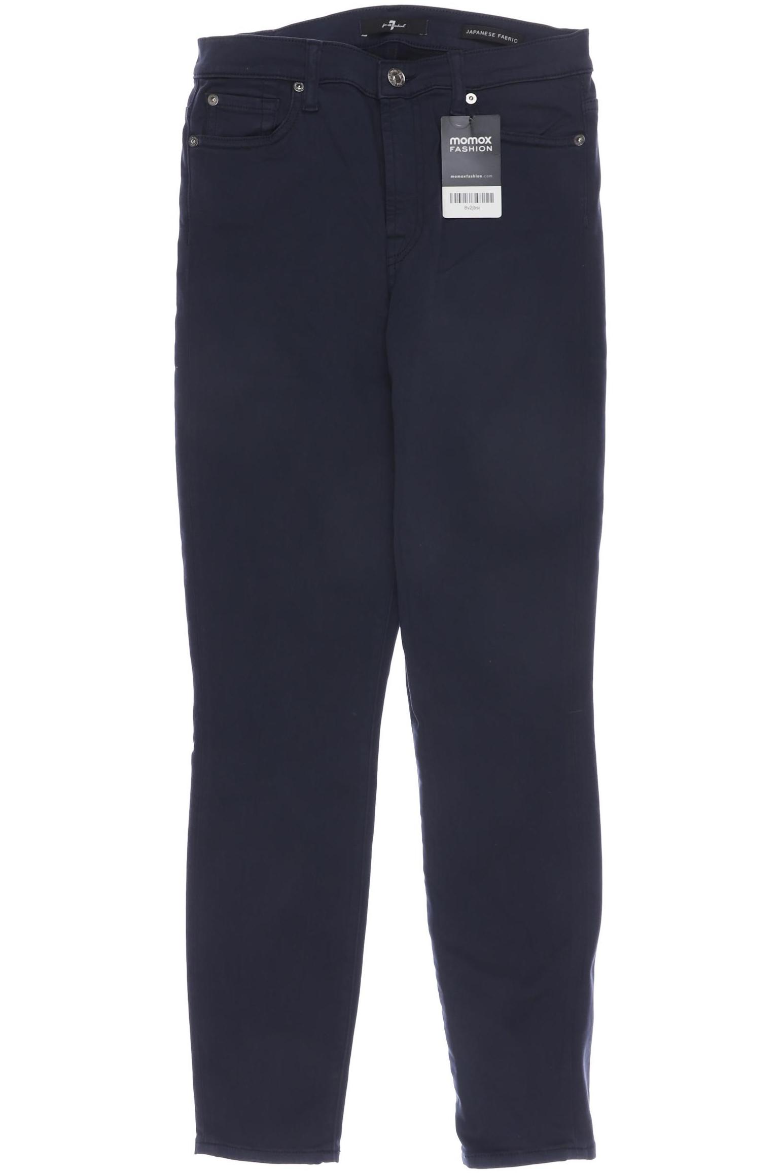 

7 for all mankind Damen Stoffhose, marineblau