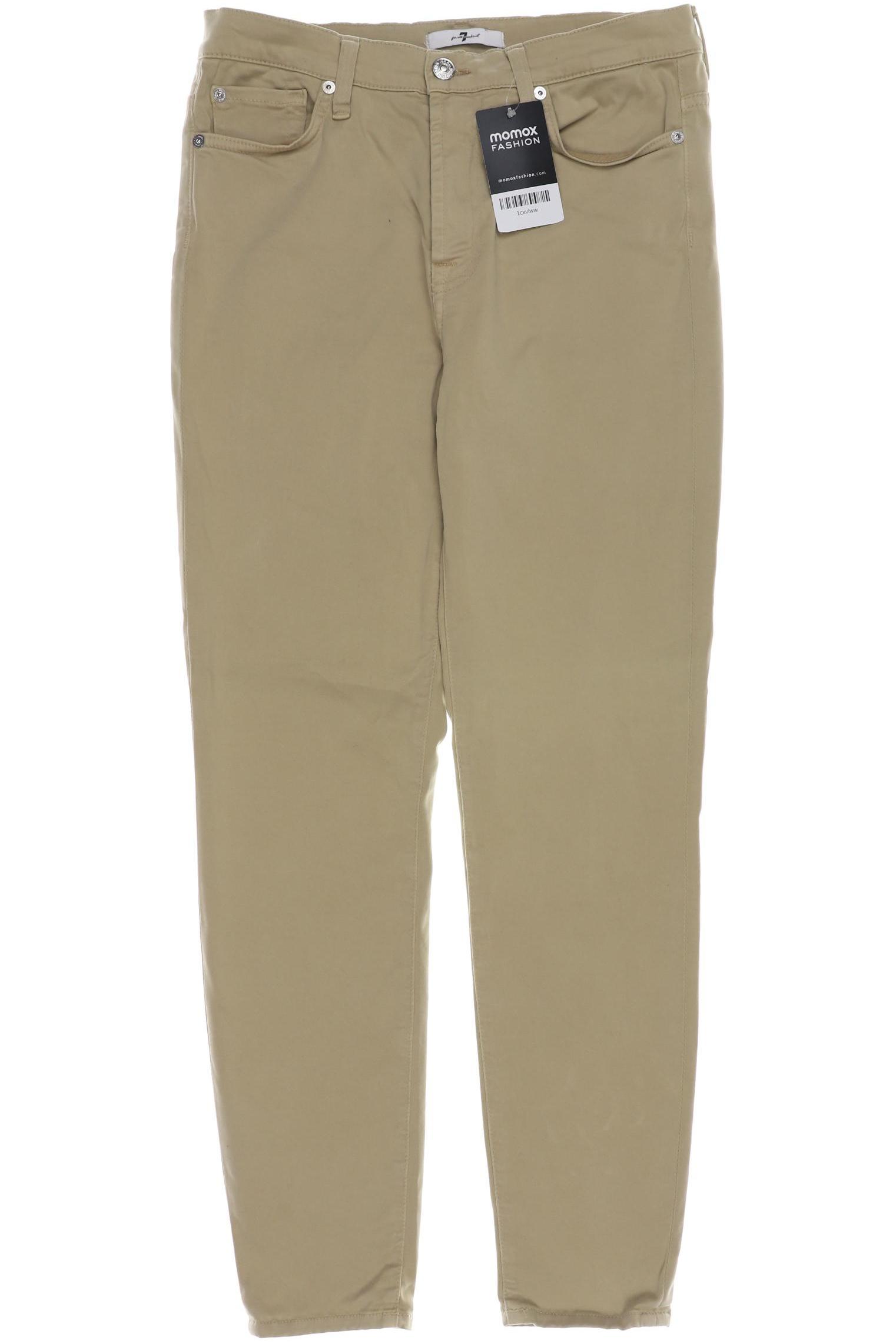 

7 for all mankind Damen Stoffhose, beige, Gr. 42