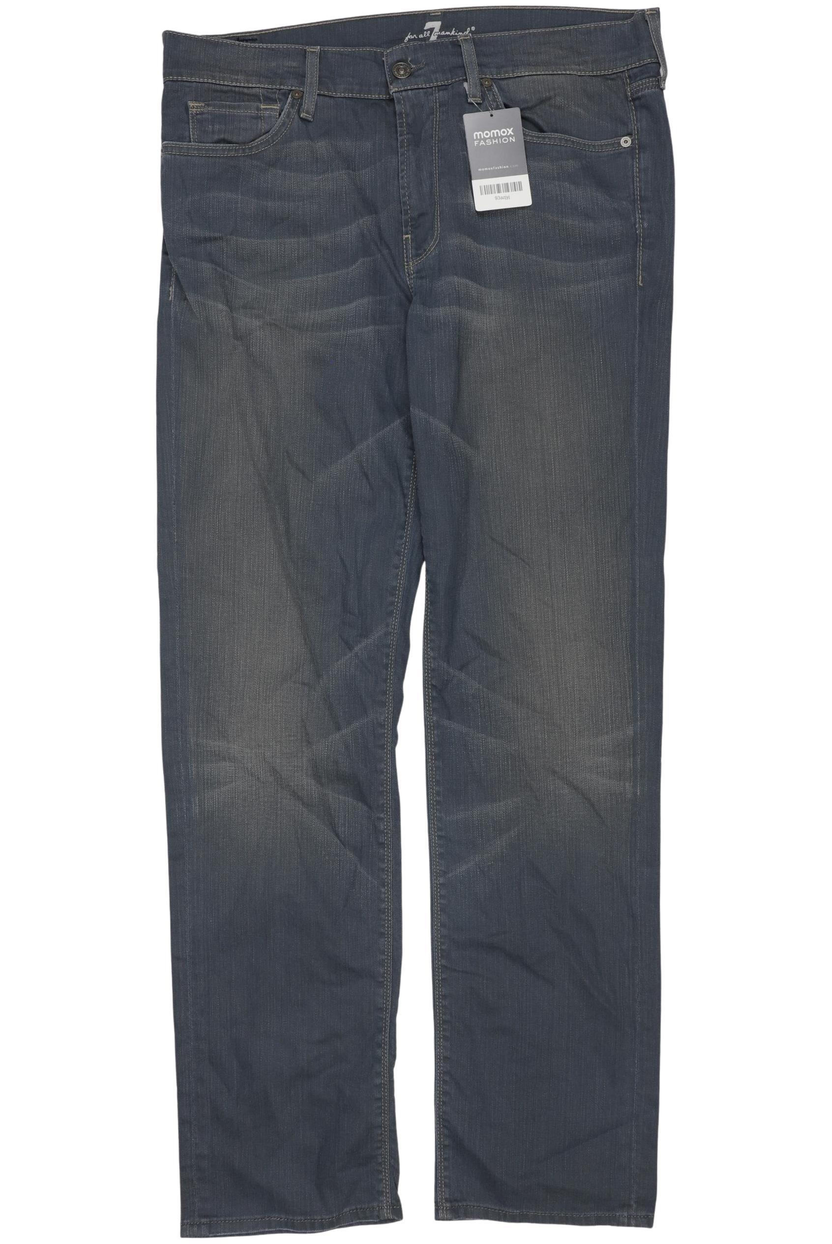 

7 for all mankind Herren Jeans, blau, Gr. 34